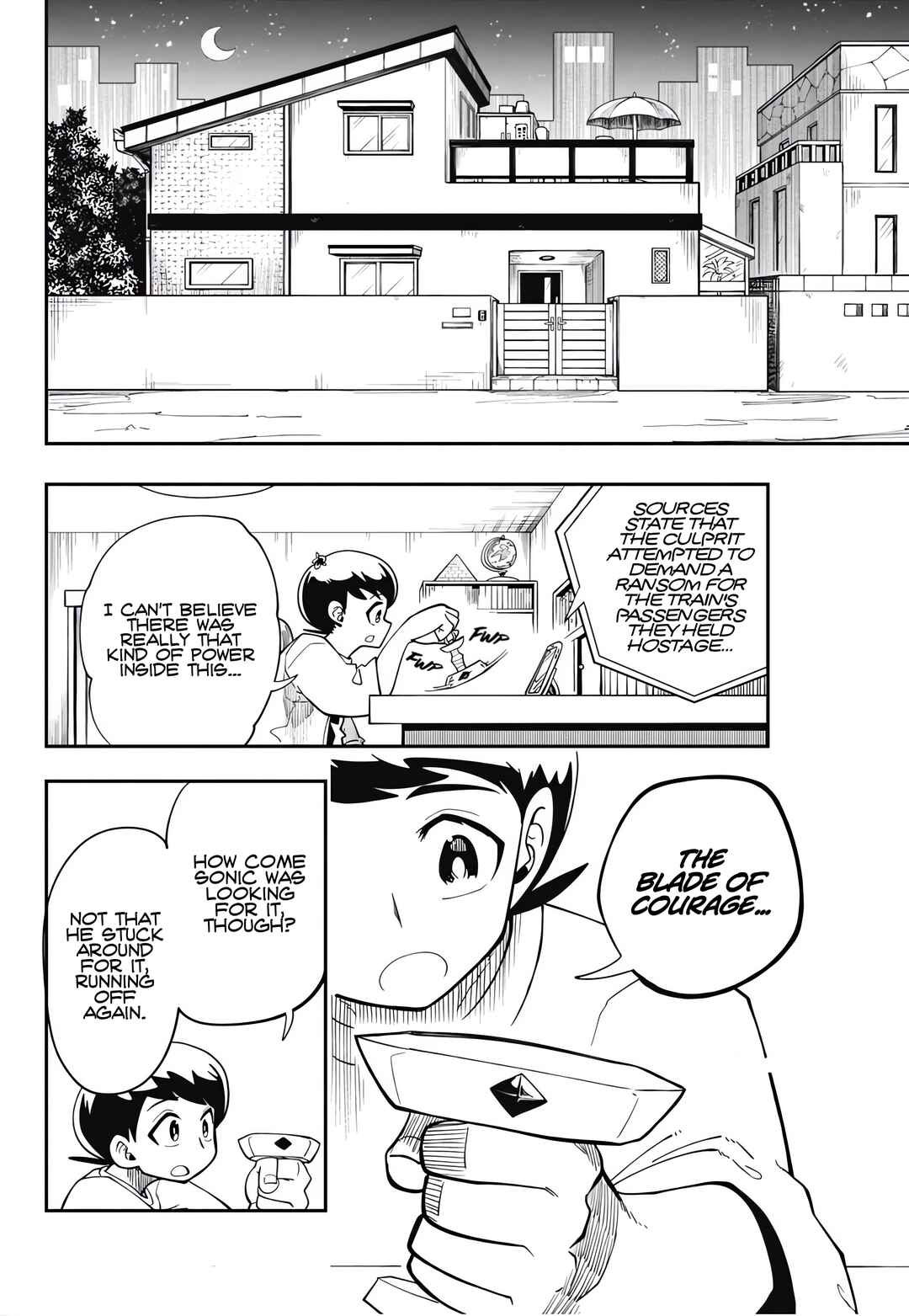 Sonic to Yuuki no Tsurugi Chapter 1 - Page 55