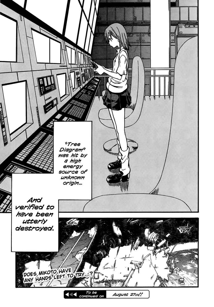 Toaru Majutsu no Index Gaiden: Toaru Kagaku no Railgun Chapter 33 - Page 26