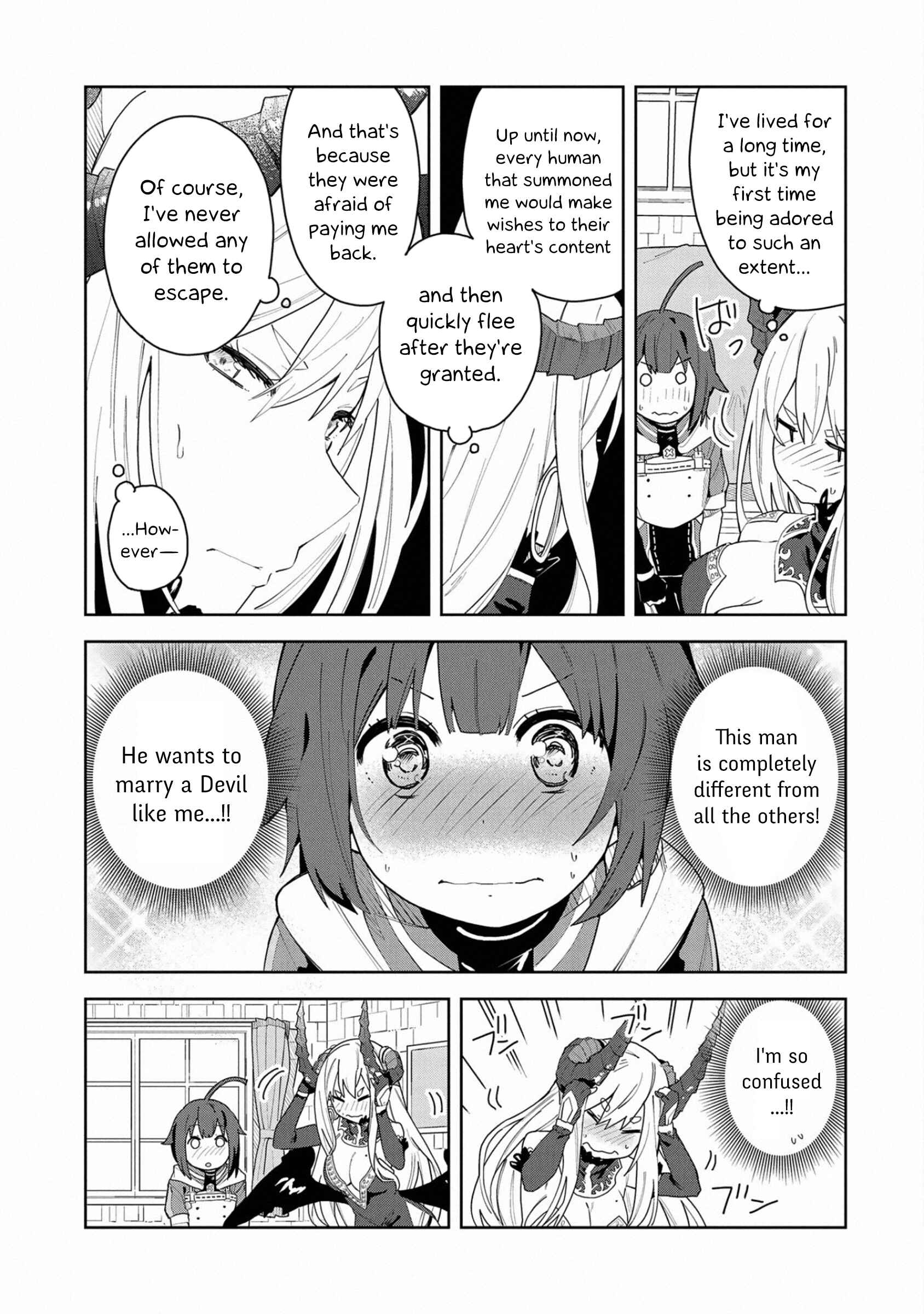 Negai o Kanaete Moraou to Akuma o Shoukan Shita kedo, Kawaikatta node Kekkon Shimashita ~Akuma no Niizuma~ Chapter 1 - Page 23