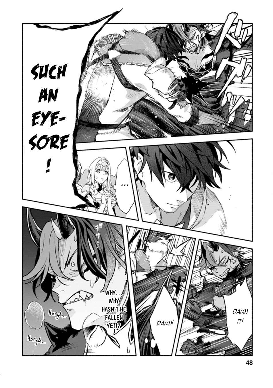 Sono Monban, Saikyou ni Tsuki: Tsuihou Sareta Bougyoryoku 9999 no Senshi, Outo no Monban to shite Musou Suru Chapter 12 - Page 17