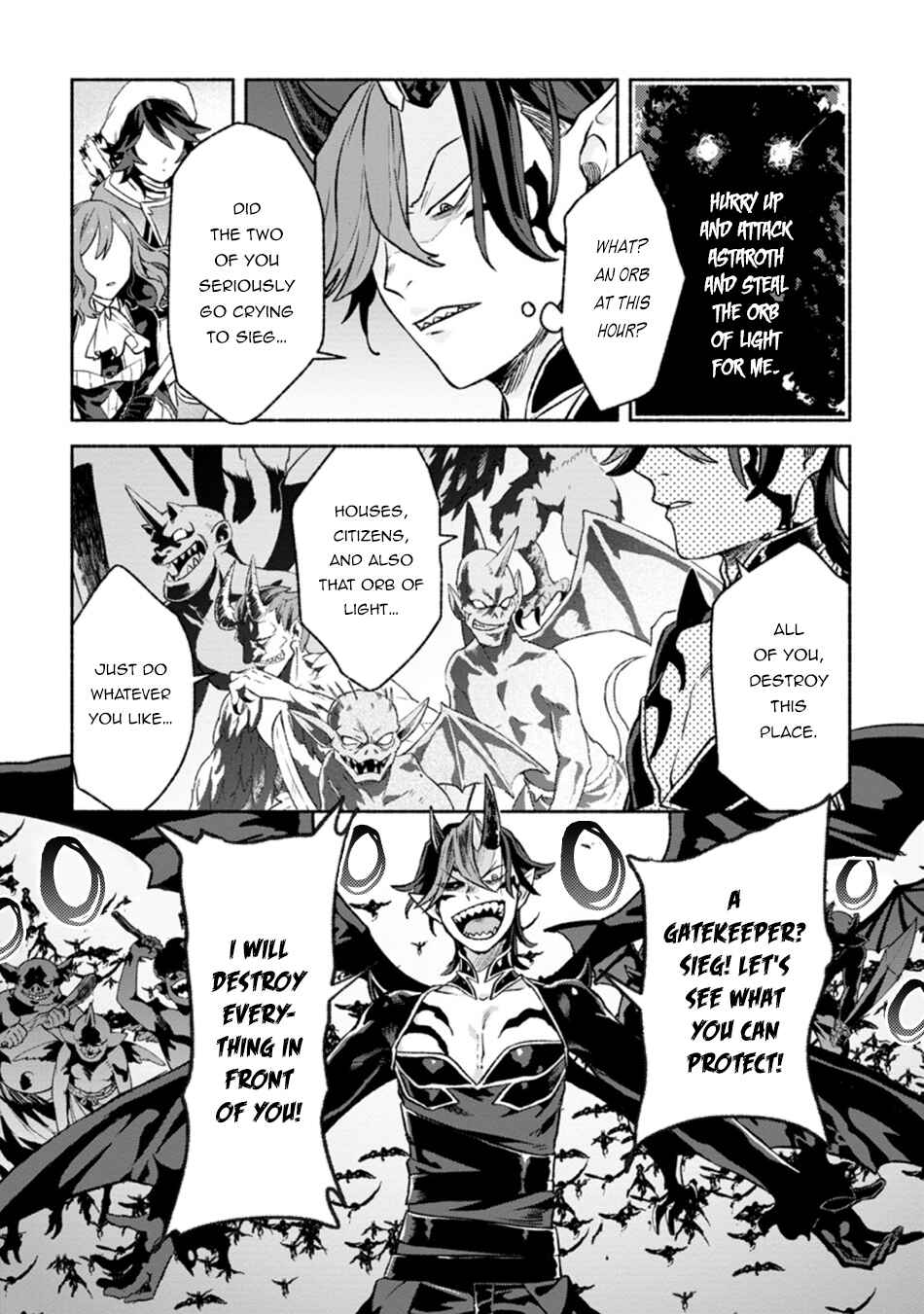 Sono Monban, Saikyou ni Tsuki: Tsuihou Sareta Bougyoryoku 9999 no Senshi, Outo no Monban to shite Musou Suru Chapter 12 - Page 2
