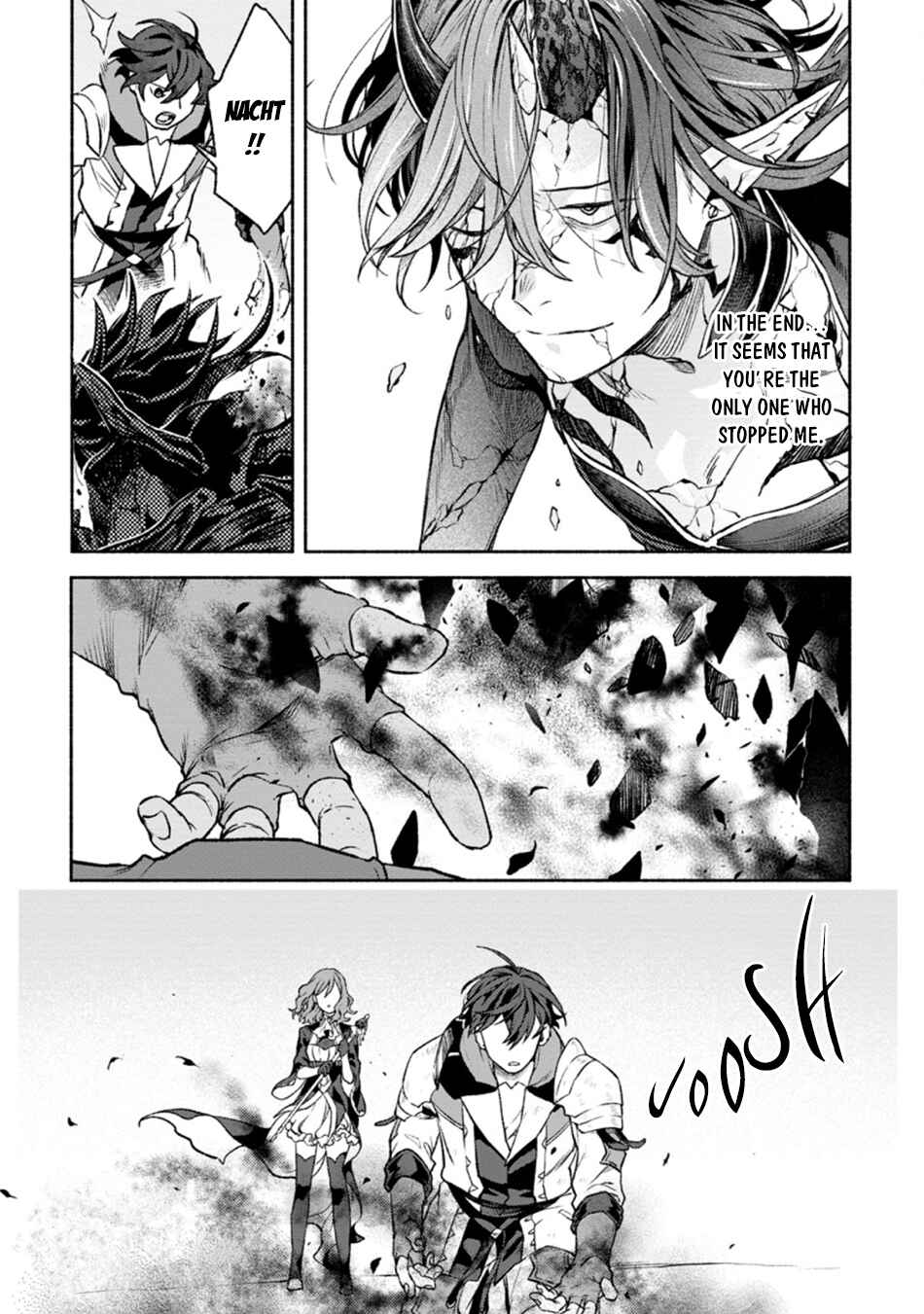 Sono Monban, Saikyou ni Tsuki: Tsuihou Sareta Bougyoryoku 9999 no Senshi, Outo no Monban to shite Musou Suru Chapter 12 - Page 31