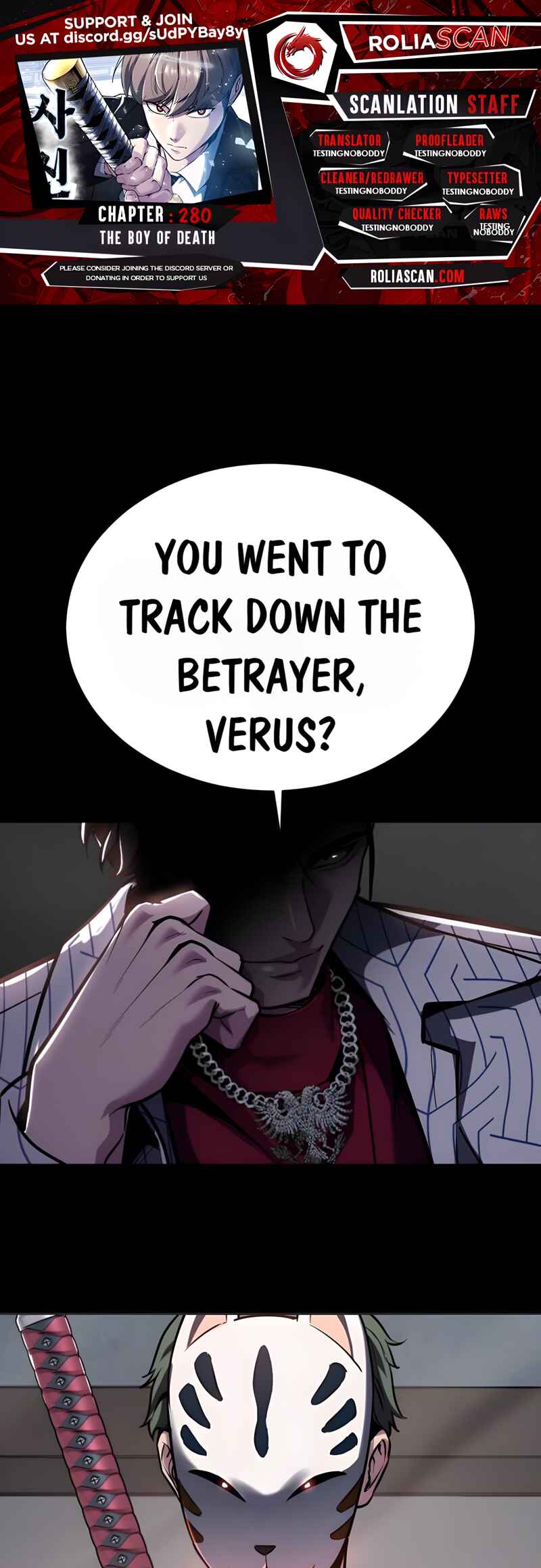 The Boy of Death Chapter 280 - Page 1