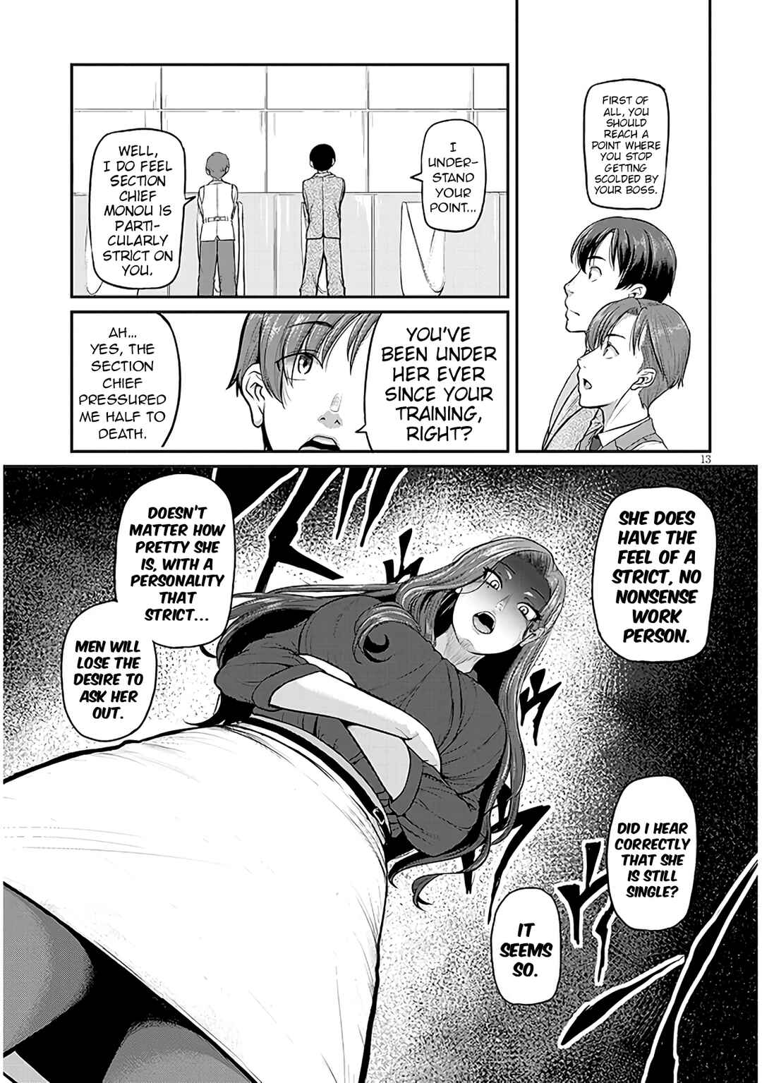 Shigotogaeri, Dokushin no Bijin Joushi ni Tanomarete Chapter 1 - Page 13