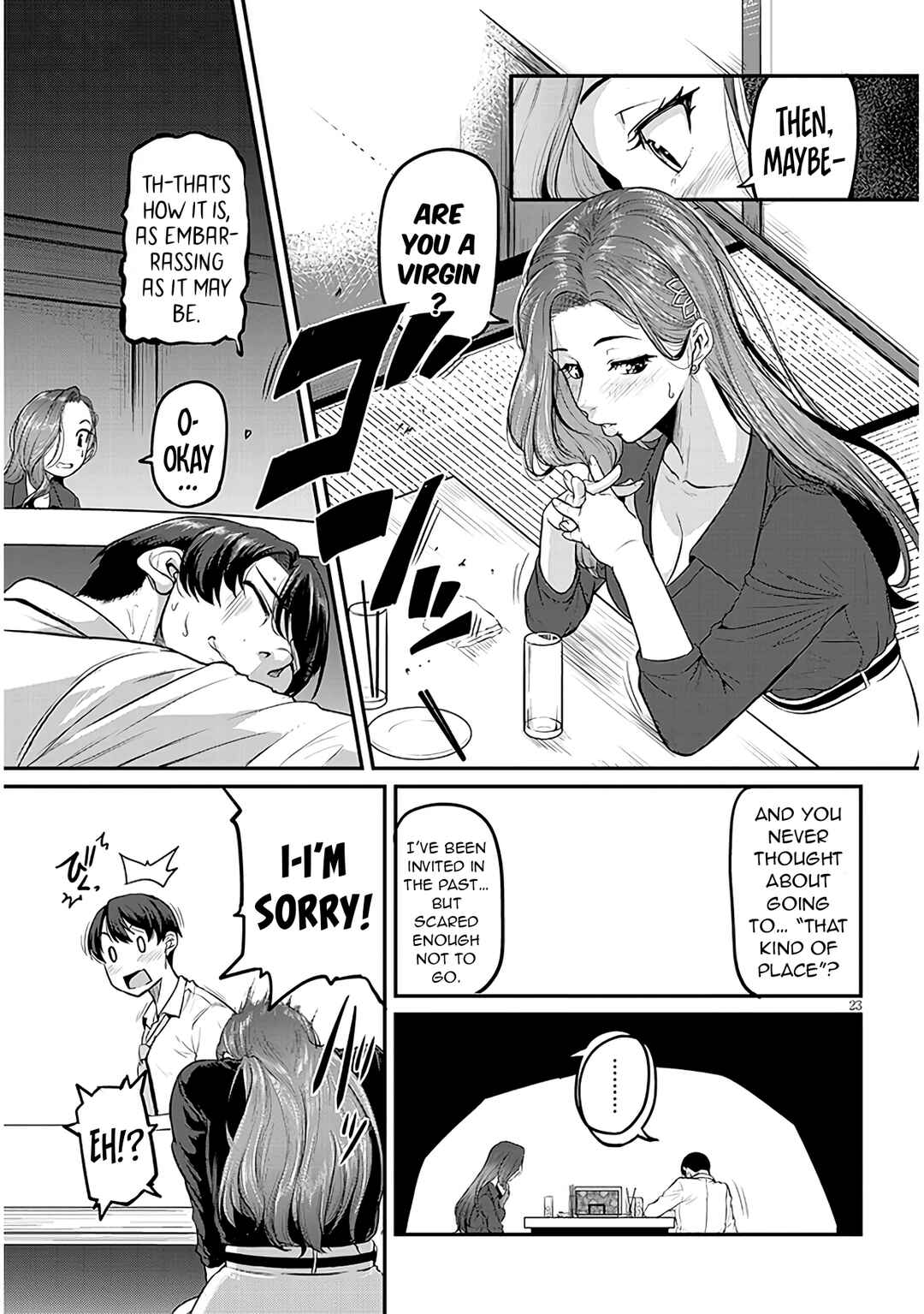 Shigotogaeri, Dokushin no Bijin Joushi ni Tanomarete Chapter 1 - Page 23