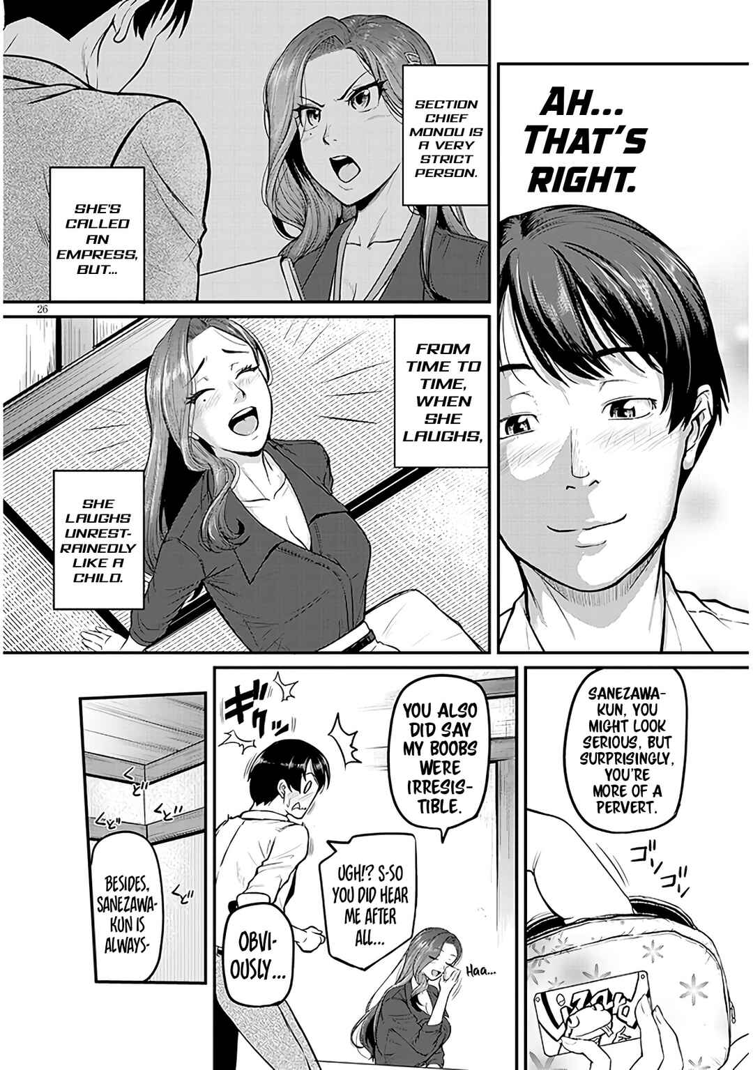 Shigotogaeri, Dokushin no Bijin Joushi ni Tanomarete Chapter 1 - Page 26