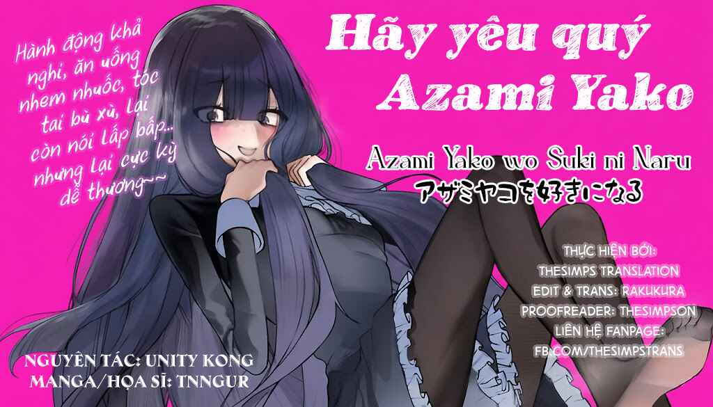 Azami Yako o Suki ni Naru Chapter 2 - Page 1
