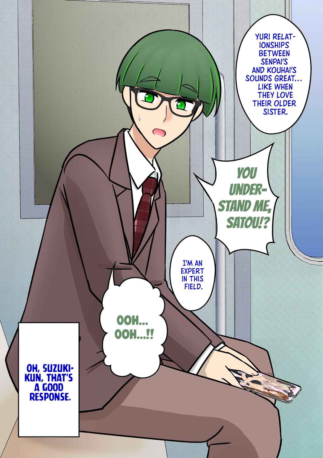 Danjo-hi 1:39 no Heikou Sekai wa Omoi no Hoka Futsuu (Fan Colored) Chapter 96 - Page 6