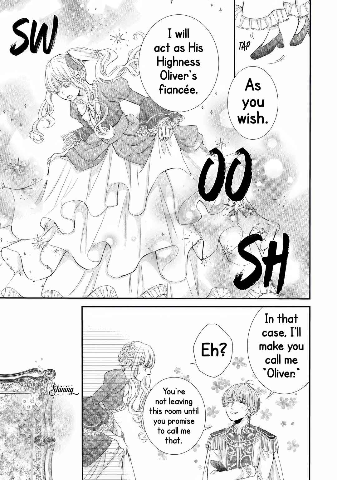 Konyakusha ni Wasurerareta Watashi Ringoku no Koutaishi Denka to Gisou Kon'yaku Suru Koto ni Narimashita (※Tadashi, Denka no Honmei wa Watashi Mitai desu!?) Chapter 4 - Page 16