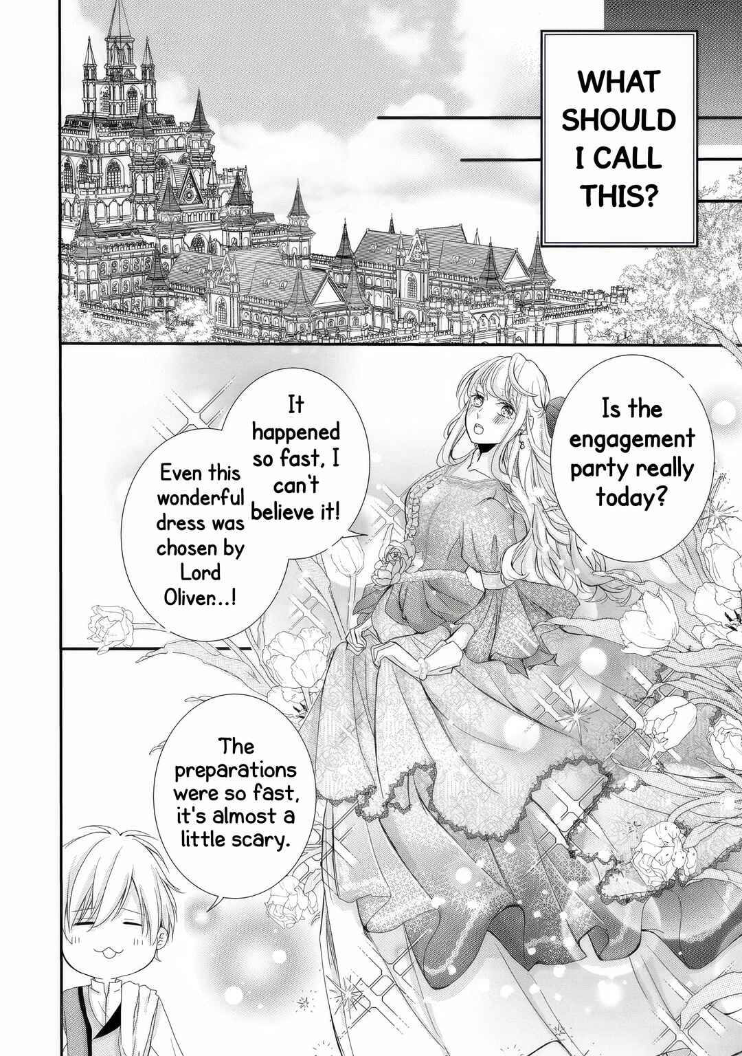 Konyakusha ni Wasurerareta Watashi Ringoku no Koutaishi Denka to Gisou Kon'yaku Suru Koto ni Narimashita (※Tadashi, Denka no Honmei wa Watashi Mitai desu!?) Chapter 4 - Page 39