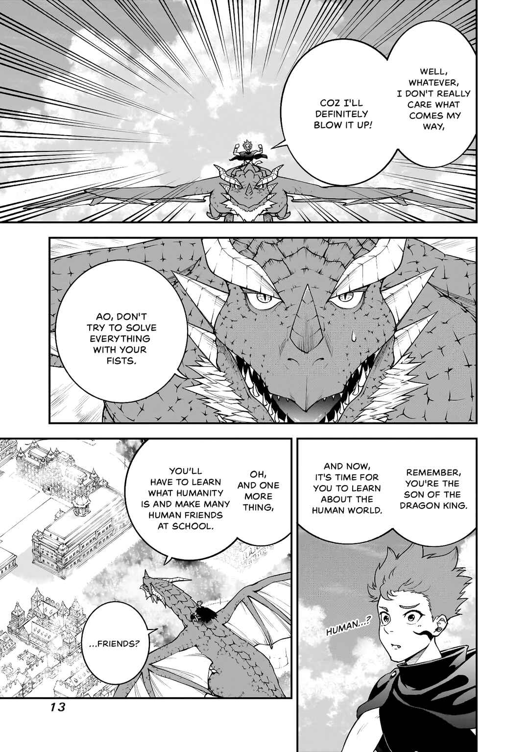 Maryoku Zetsumu no Ryuuken Tsukai ~Maryoku Zero no Ryuuou no Musuko, Bocchi Yueni, Tomodachi wo Tsukuru Tameni Madou Gakuen de Musou Suru~ Chapter 1 - Page 11