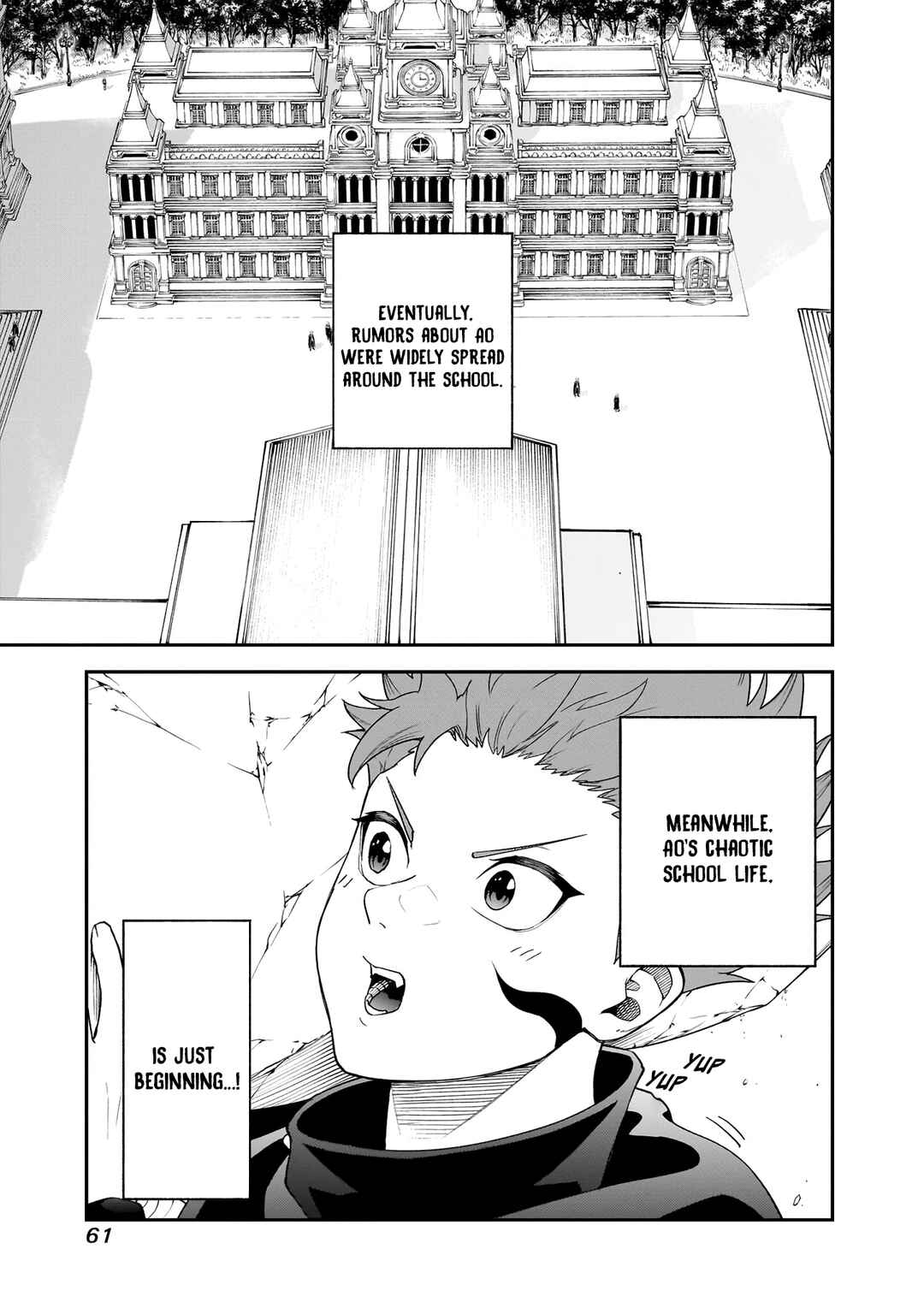 Maryoku Zetsumu no Ryuuken Tsukai ~Maryoku Zero no Ryuuou no Musuko, Bocchi Yueni, Tomodachi wo Tsukuru Tameni Madou Gakuen de Musou Suru~ Chapter 1 - Page 57