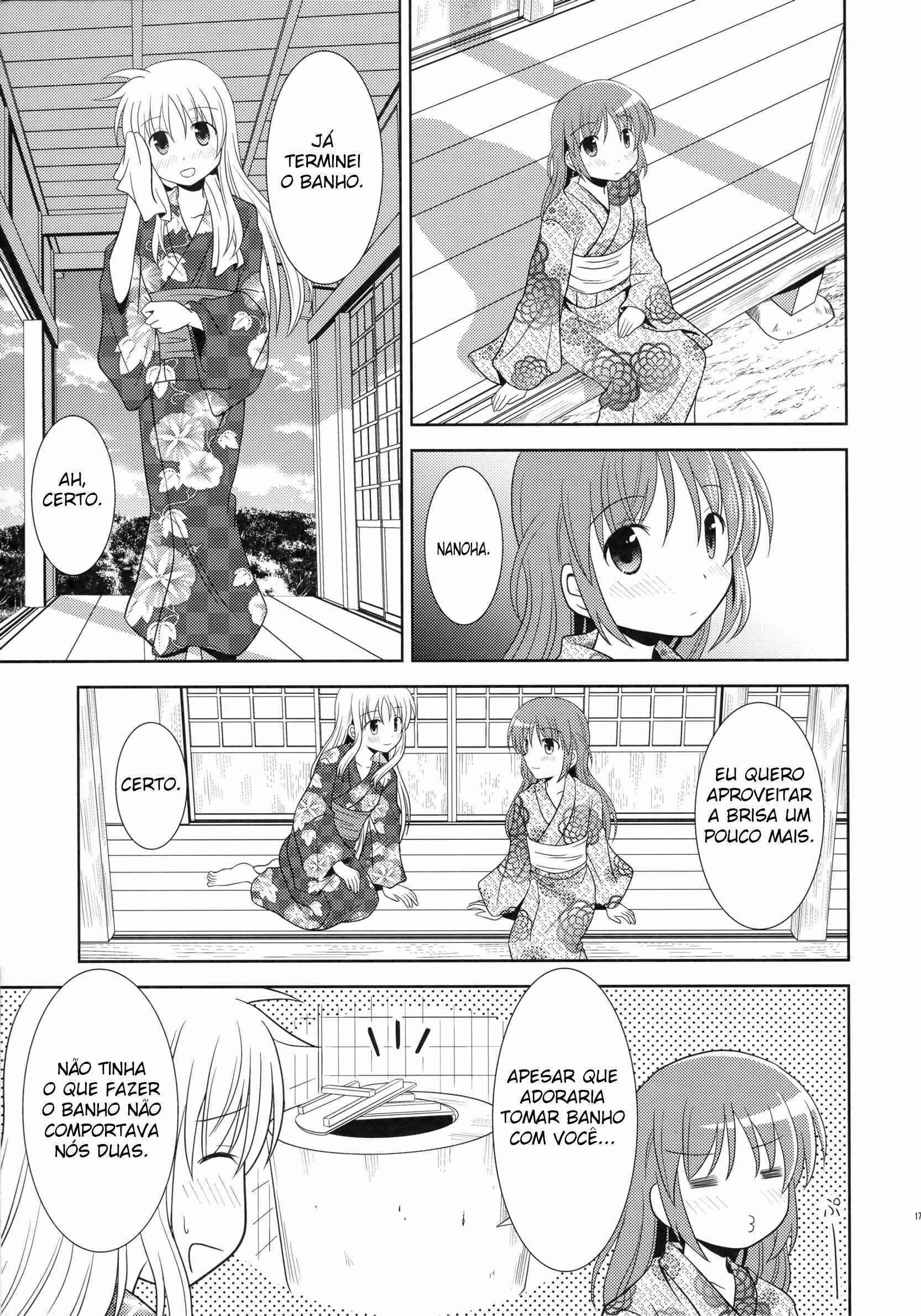 Mahou Shoujo Lyrical Nanoha - When The Starry Night Comes (Doujinshi) Chapter Um Tiro - Page 15