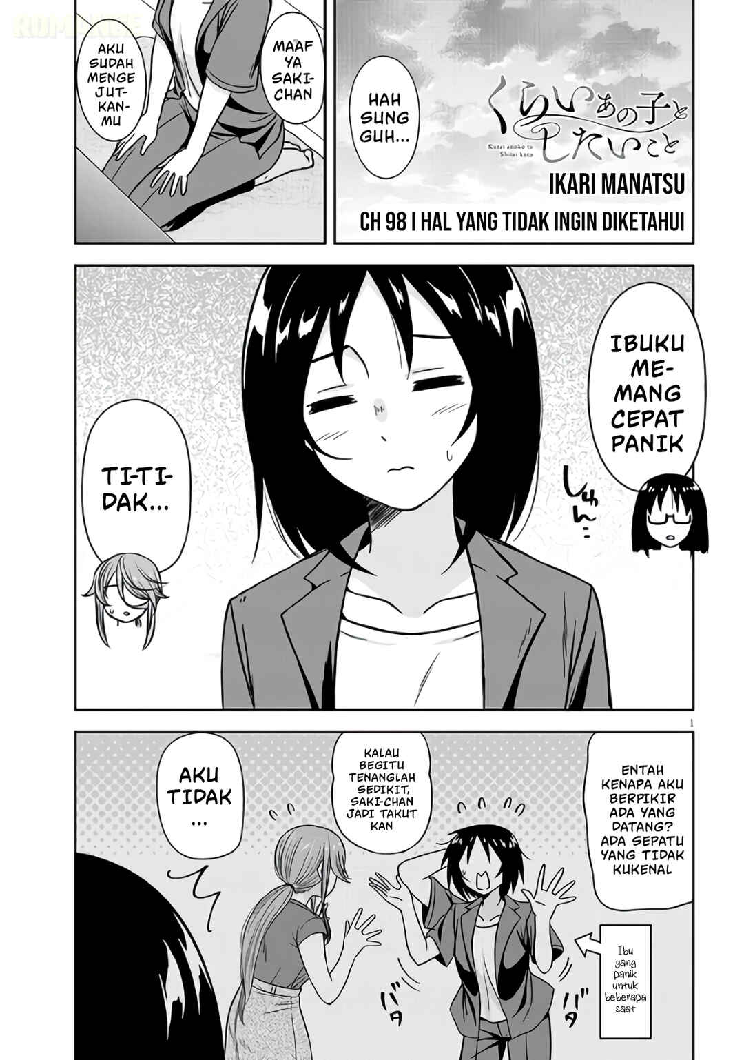 Kurai Ano Ko to Shitai Koto Chapter 98 - Page 2