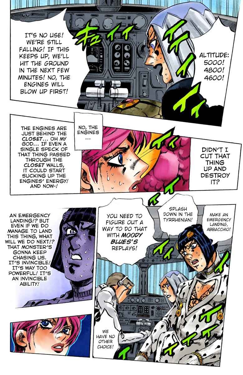 JoJo no Kimyou na Bouken: Part 5 - Ougon no Kaze Color-ban Chapter 100 - Page 10