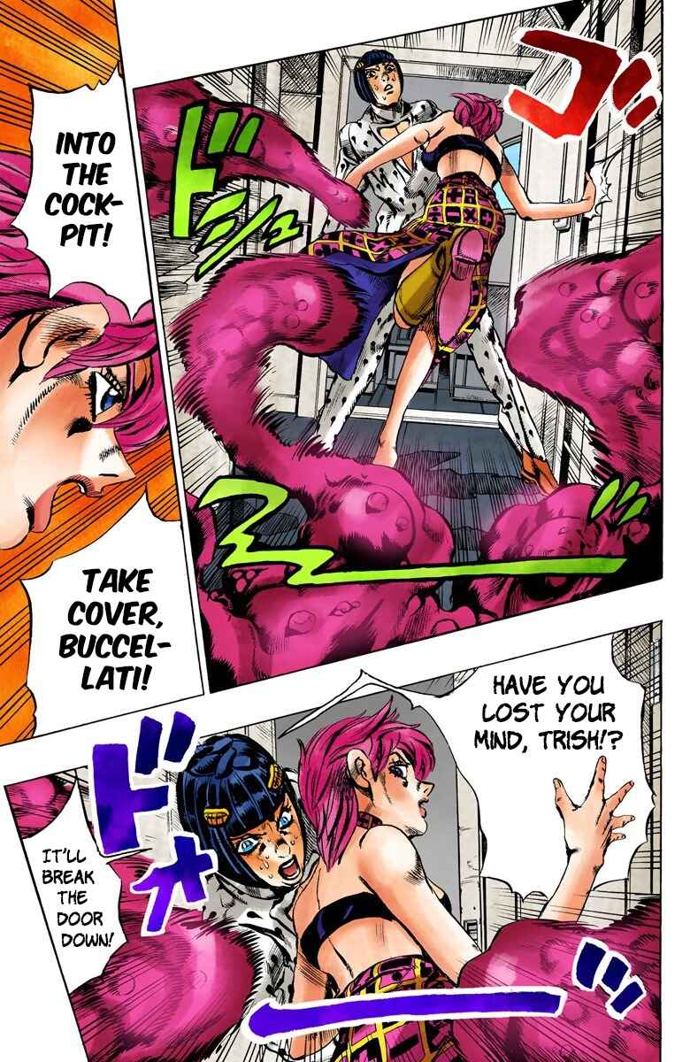 JoJo no Kimyou na Bouken: Part 5 - Ougon no Kaze Color-ban Chapter 100 - Page 13