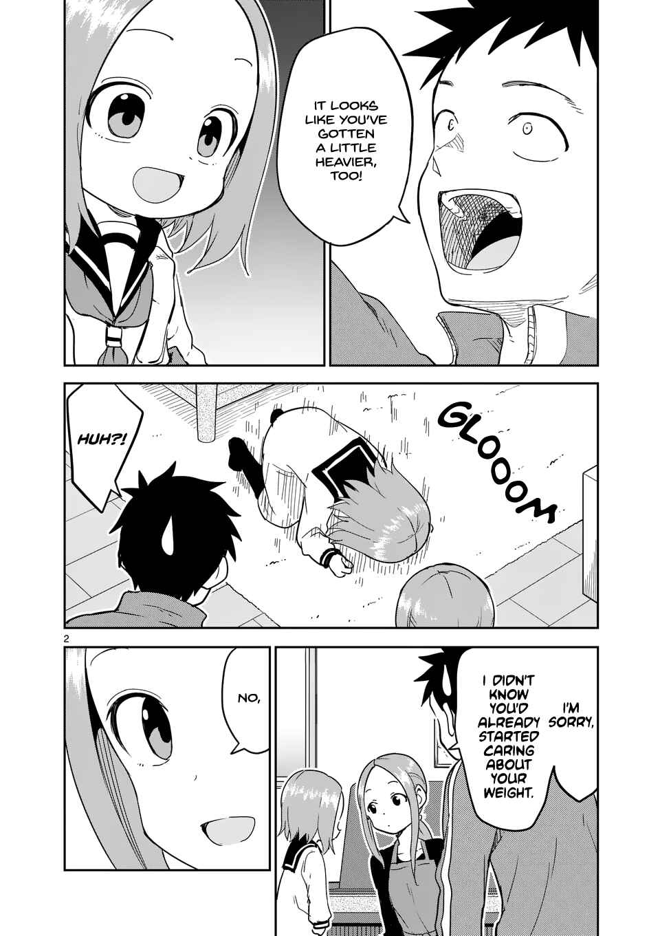Karakai Jouzu no (Moto) Takagi-san Chapter 311 - Page 2