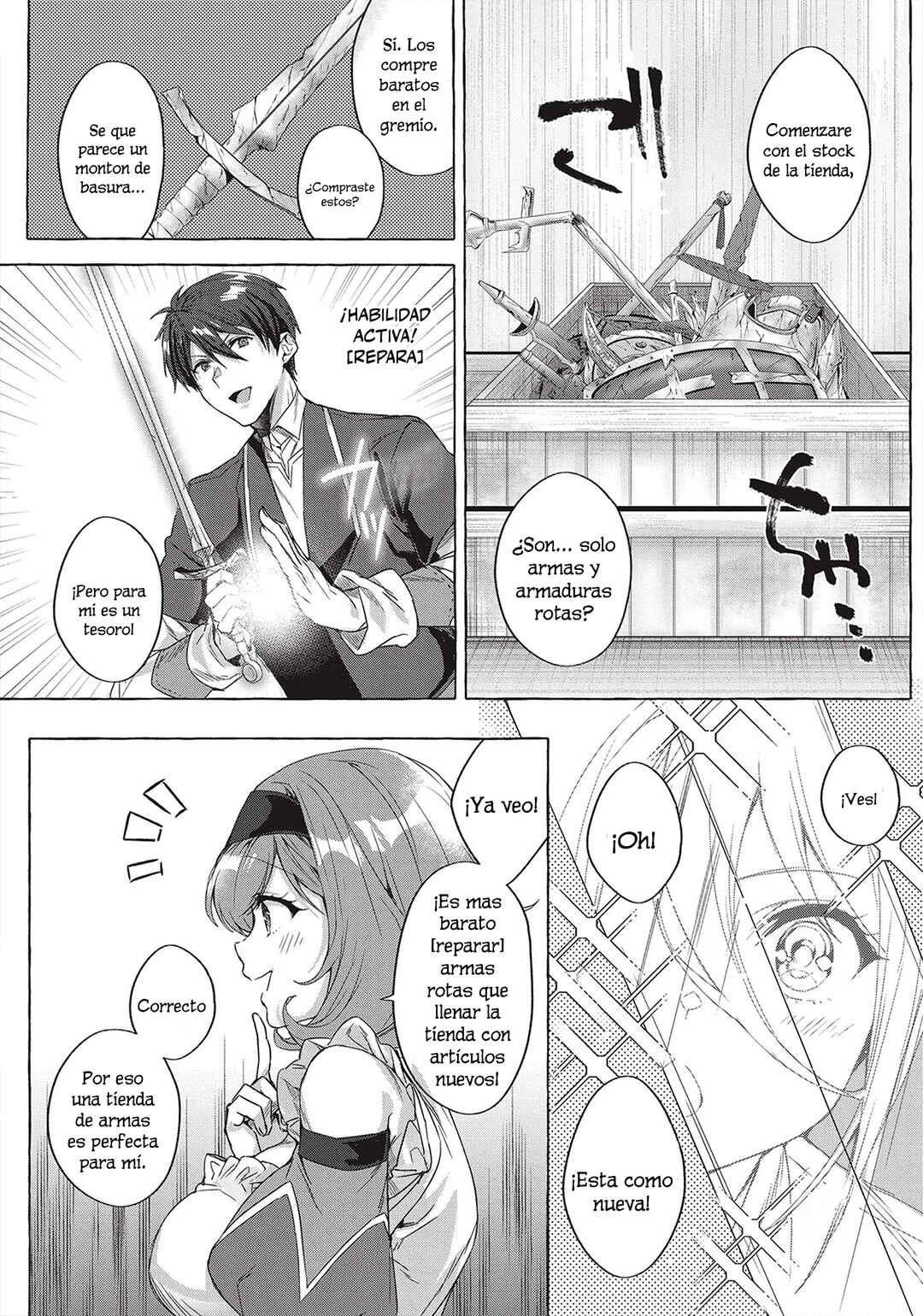 My [Repair] Skill Became a Versatile Cheat, So I Think I’ll Open a Weapon Shop Chapter 3 - Page 4