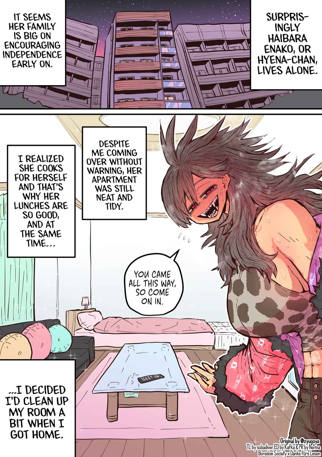 Being Targeted by Hyena-chan Chapter 9 - Page 1