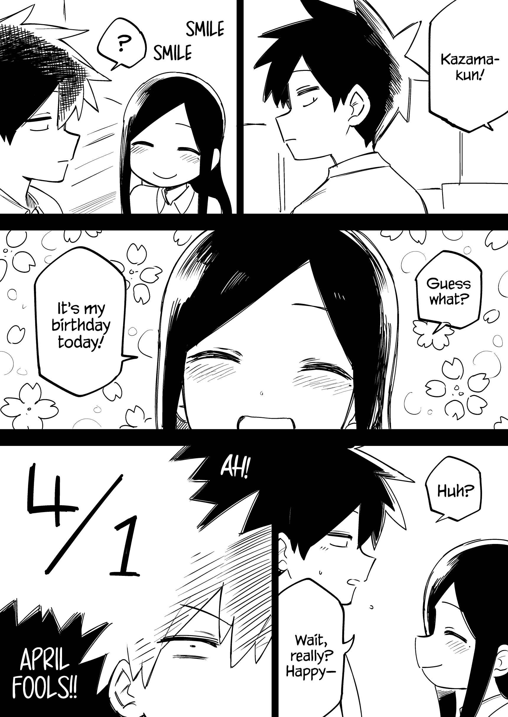 Senpai ga Uzai Kouhai no Hanashi Chapter 174.5 - Page 1