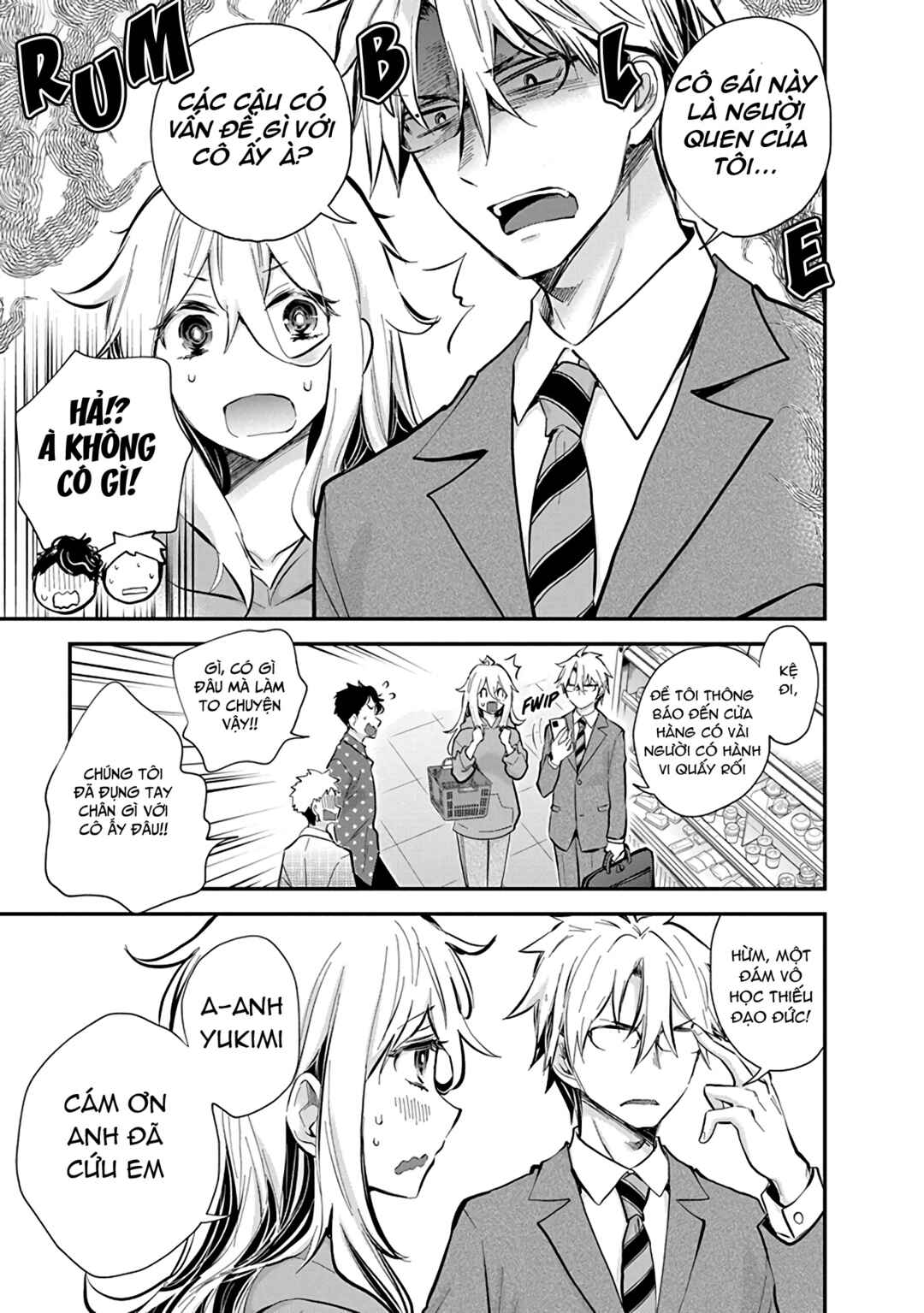 Shingeki no Eroko-san: Hen na Oneesan wa Danshi Kousei to Nakayoku Naritai Chapter 49 - Page 3