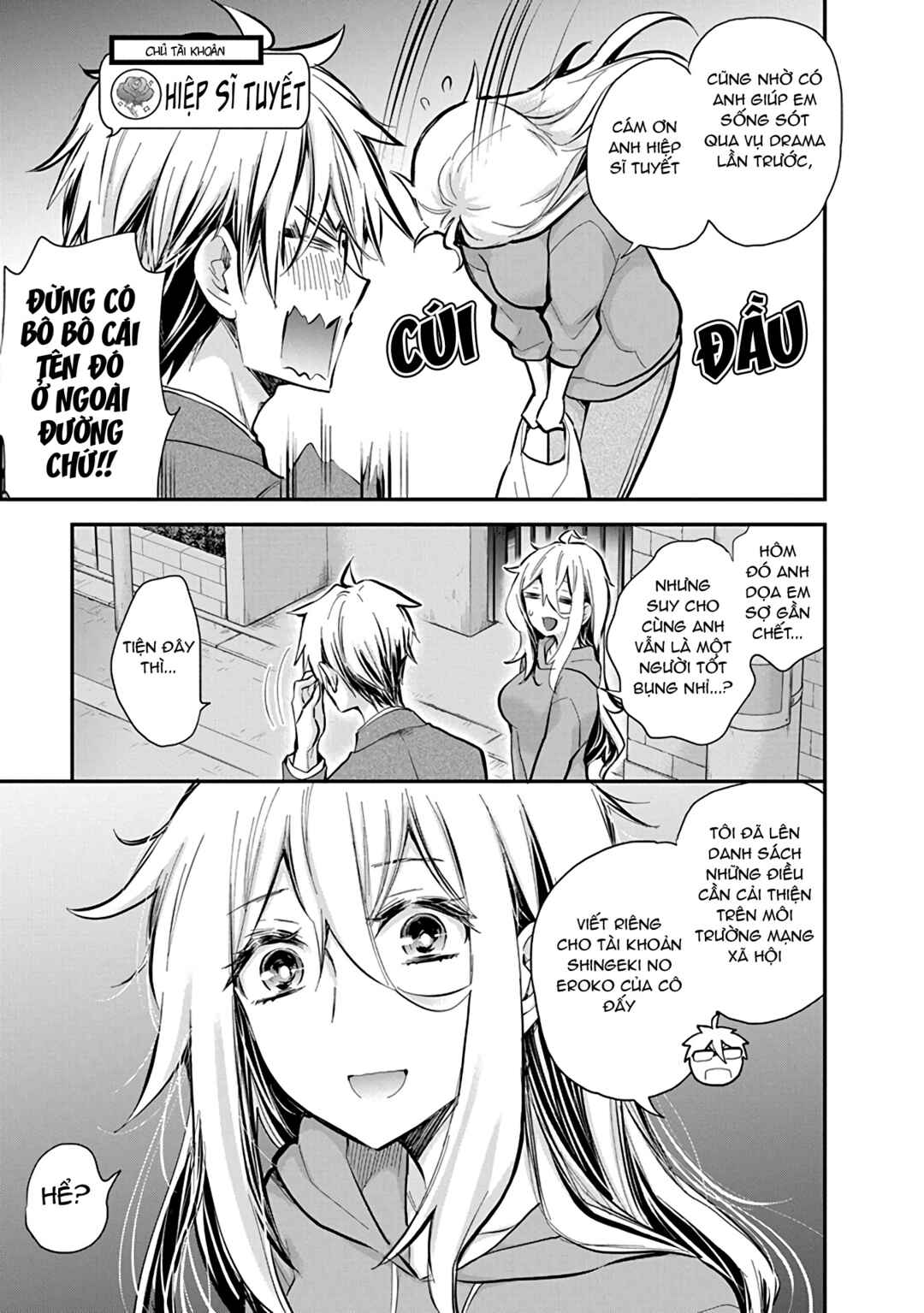 Shingeki no Eroko-san: Hen na Oneesan wa Danshi Kousei to Nakayoku Naritai Chapter 49 - Page 5
