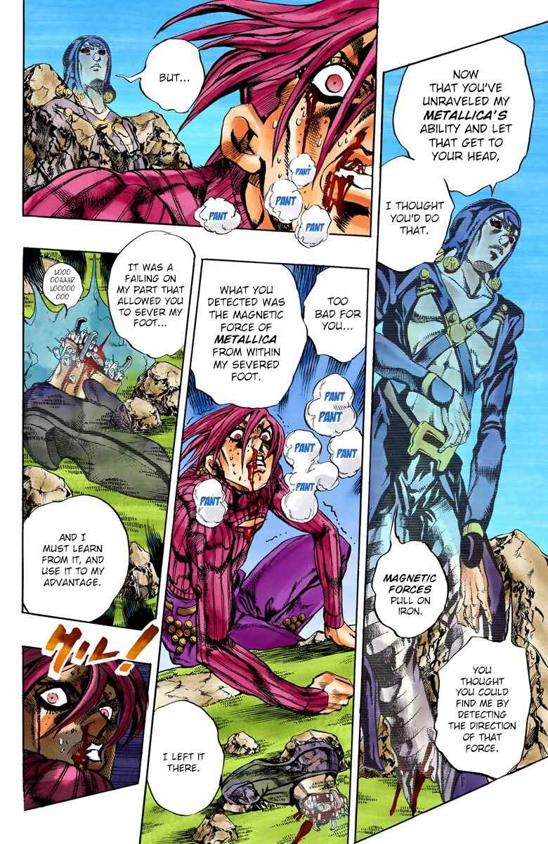 JoJo no Kimyou na Bouken: Part 5 - Ougon no Kaze Color-ban Chapter 108 - Page 11