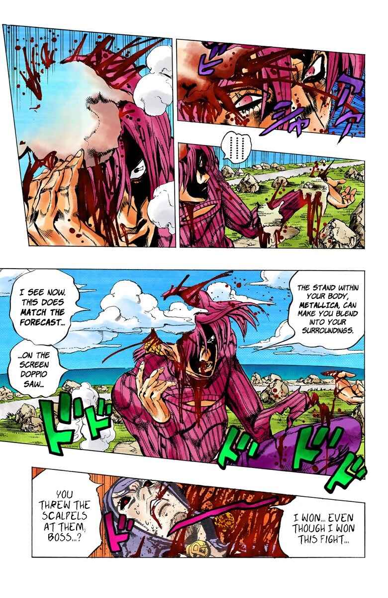 JoJo no Kimyou na Bouken: Part 5 - Ougon no Kaze Color-ban Chapter 108 - Page 19