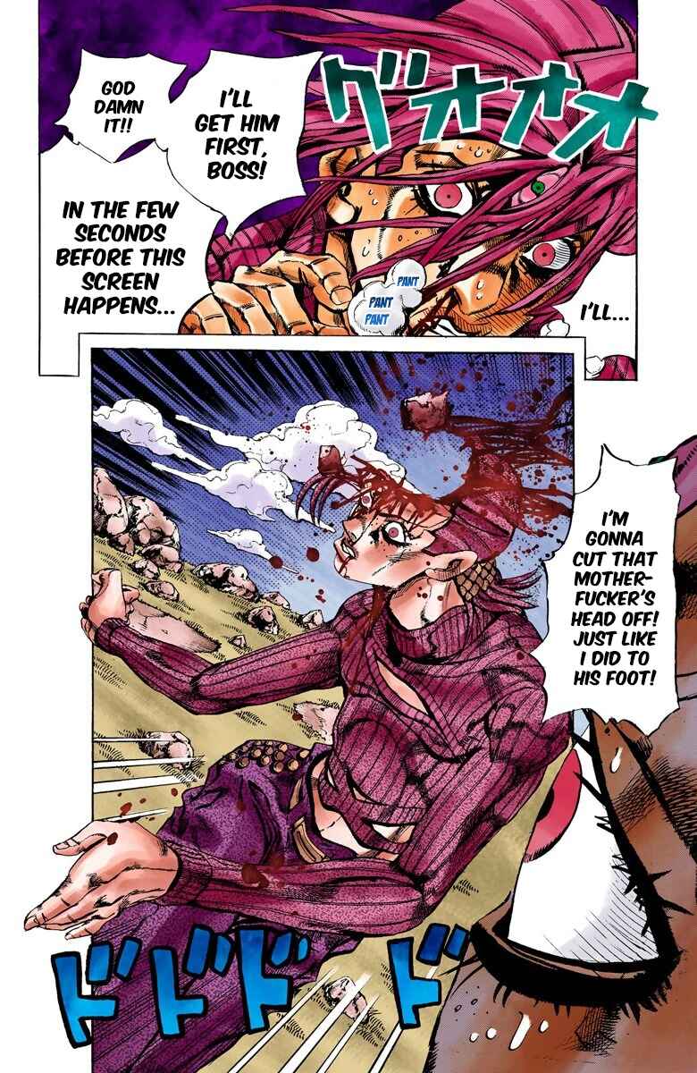 JoJo no Kimyou na Bouken: Part 5 - Ougon no Kaze Color-ban Chapter 108 - Page 3