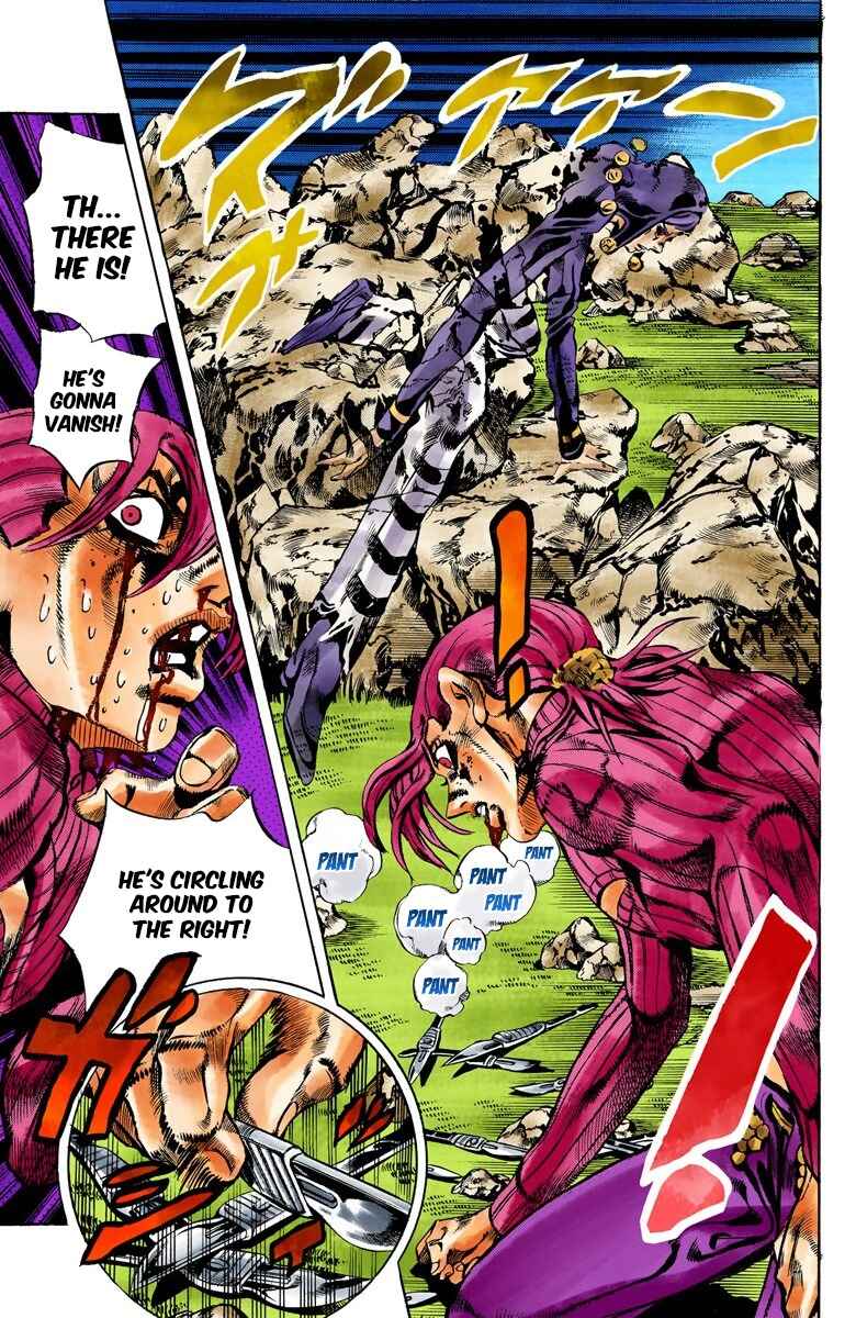 JoJo no Kimyou na Bouken: Part 5 - Ougon no Kaze Color-ban Chapter 108 - Page 4