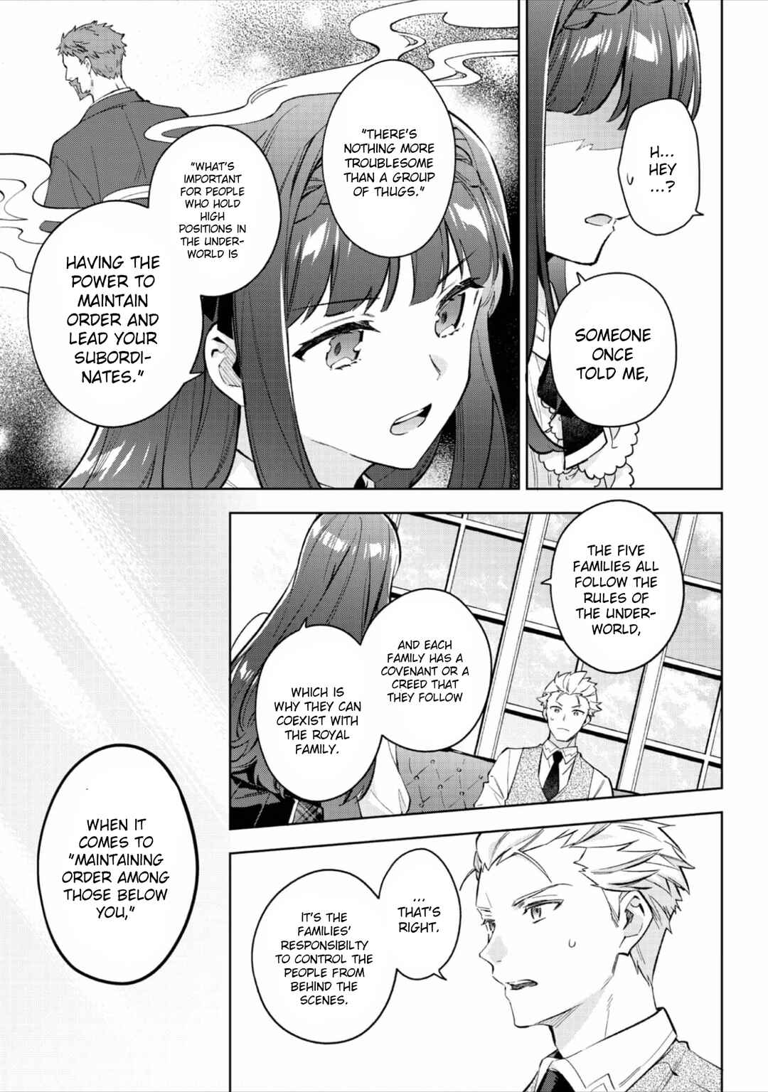 Akutou Ikka no Mana Musume, Tensei Saki mo Otome Game no Gokudou Reijou deshita Chapter 20 - Page 12