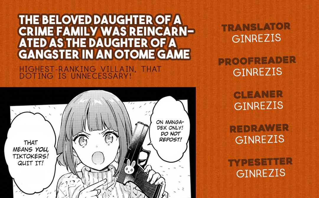 Akutou Ikka no Mana Musume, Tensei Saki mo Otome Game no Gokudou Reijou deshita Chapter 20 - Page 22