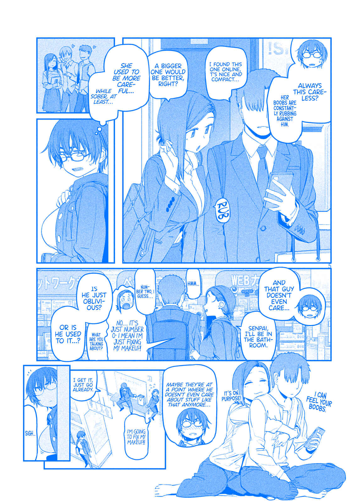 Getsuyoubi no Tawawa (Blue) (Fan Colored) Chapter 37 - Page 5