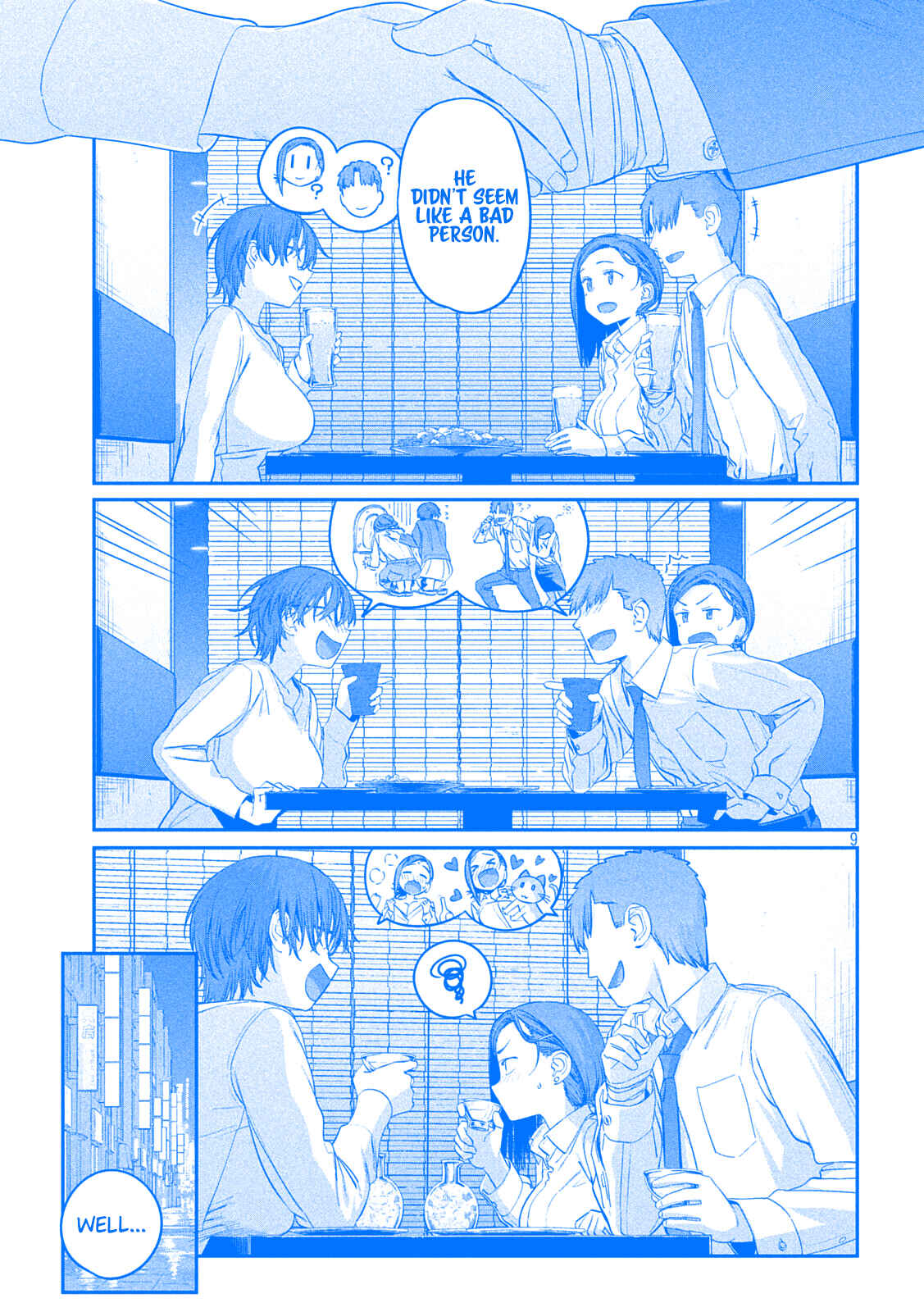 Getsuyoubi no Tawawa (Blue) (Fan Colored) Chapter 37 - Page 9