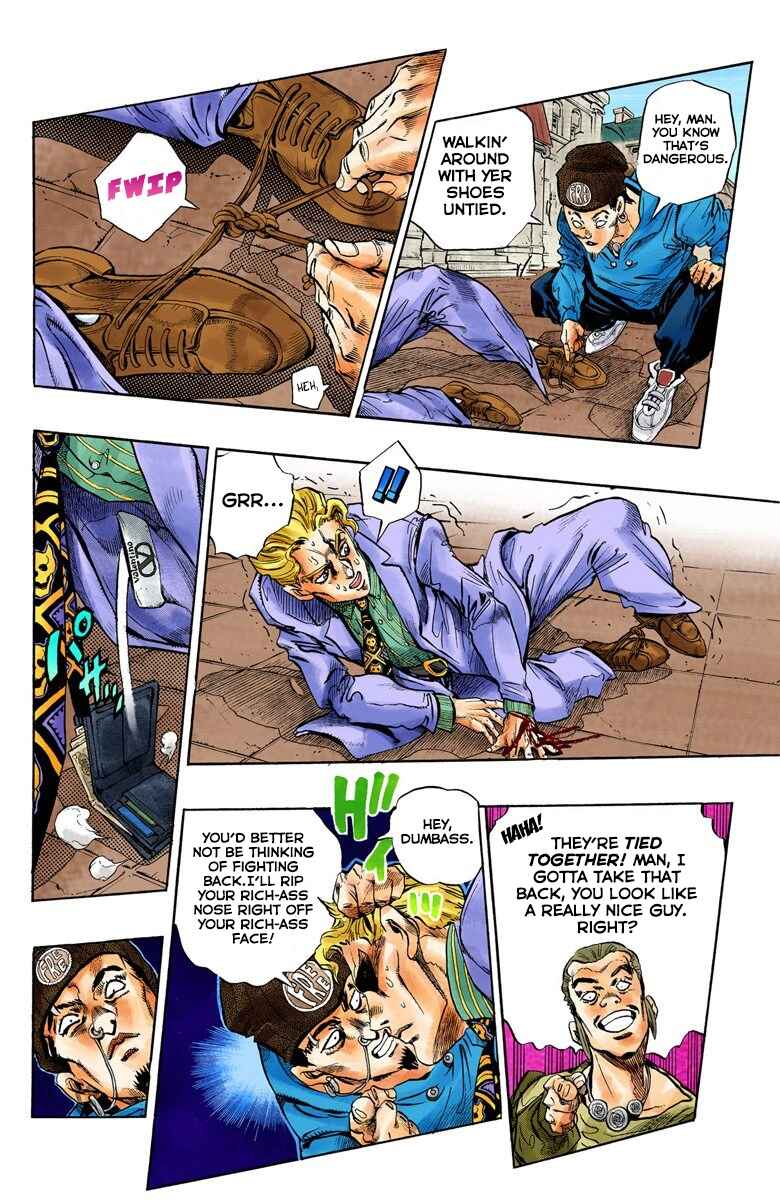 JoJo no Kimyou na Bouken: Part 4 - Diamond wa Kudakenai Color-ban Chapter 95 - Page 10