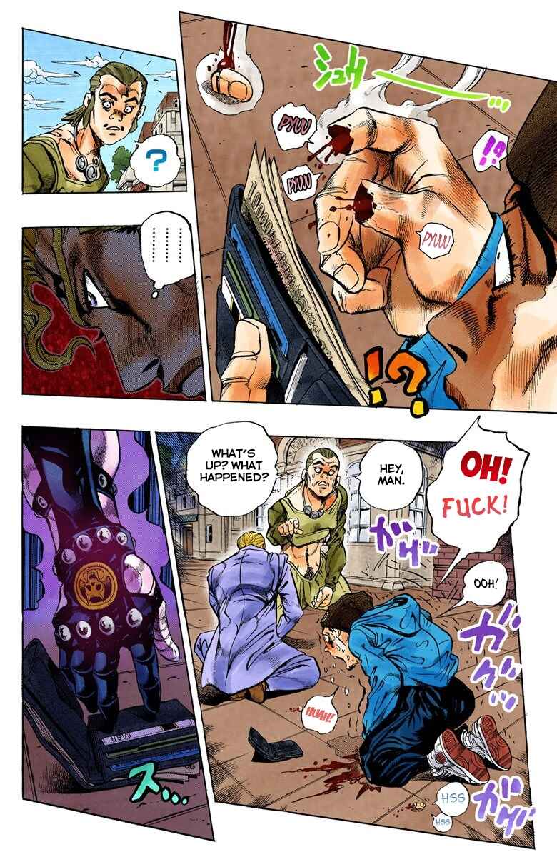 JoJo no Kimyou na Bouken: Part 4 - Diamond wa Kudakenai Color-ban Chapter 95 - Page 12