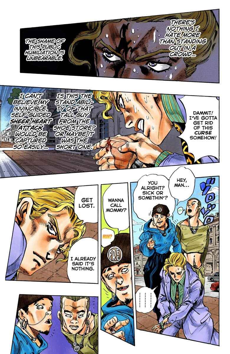 JoJo no Kimyou na Bouken: Part 4 - Diamond wa Kudakenai Color-ban Chapter 95 - Page 7