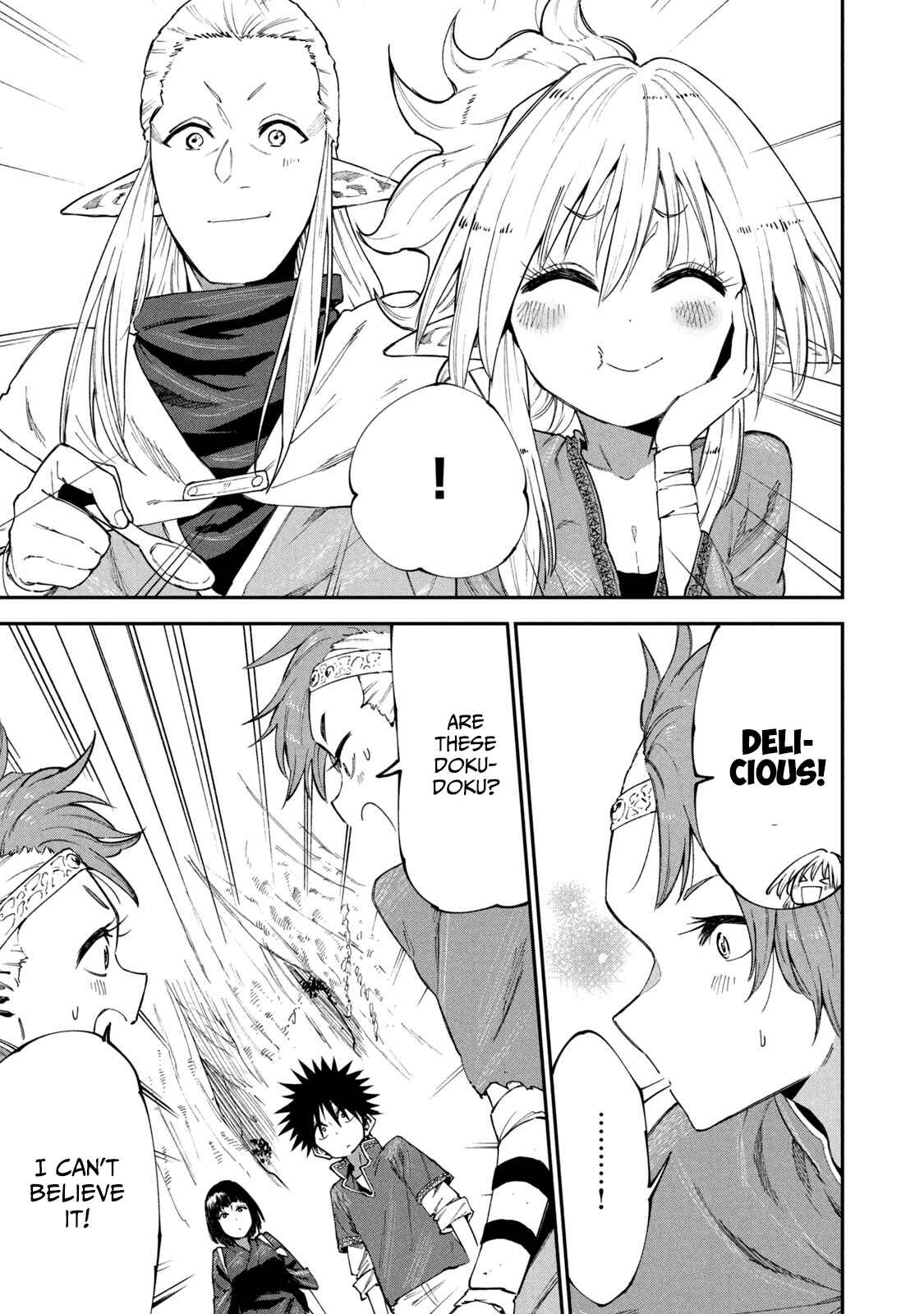 Mazumeshi Elf to Yuuboku gurashi Chapter 48 - Page 23