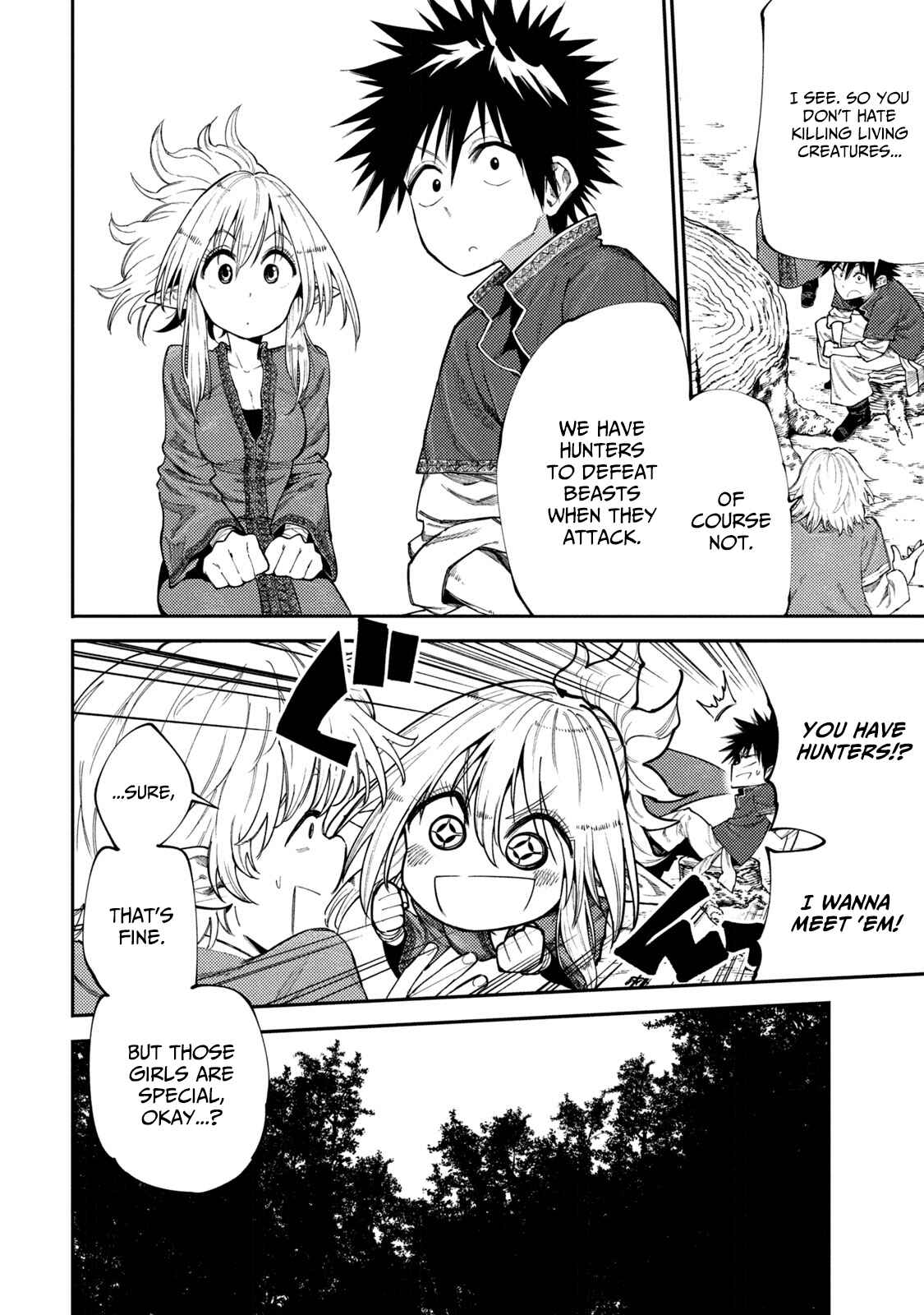 Mazumeshi Elf to Yuuboku gurashi Chapter 48 - Page 4