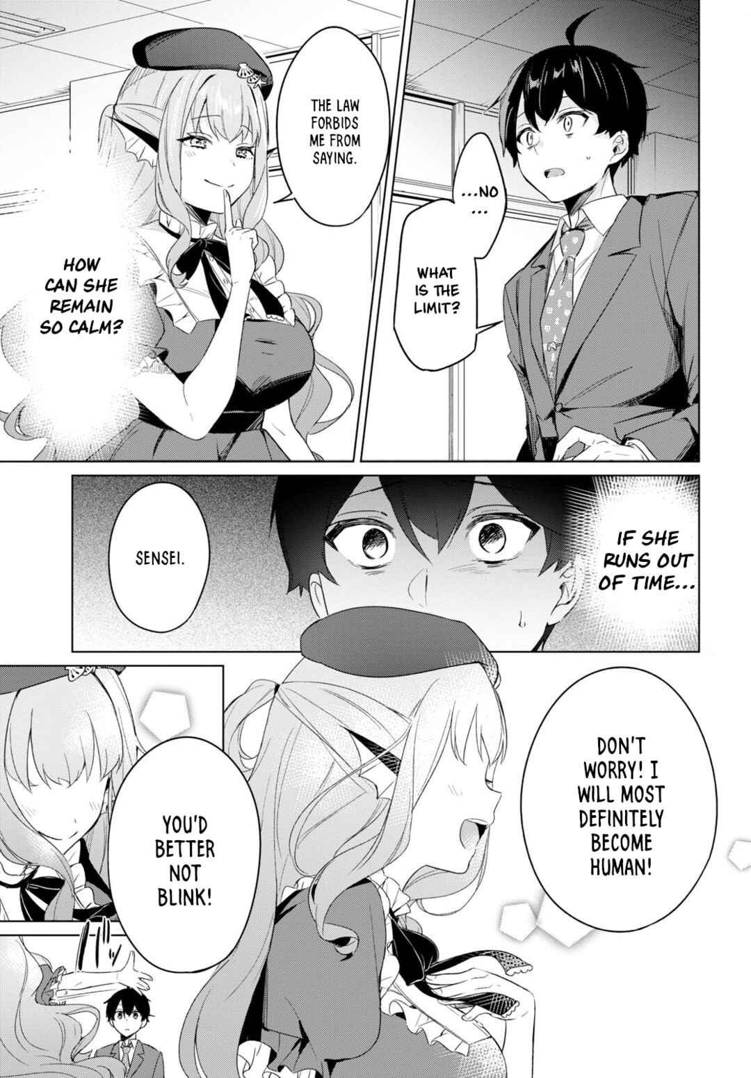 Jingai Kyoushitsu no Ningengirai Kyoushi - Hitoma-sensei, Watashi-tachi ni Ningen wo Oshiete Kuremasu ka......? Chapter 2 - Page 39
