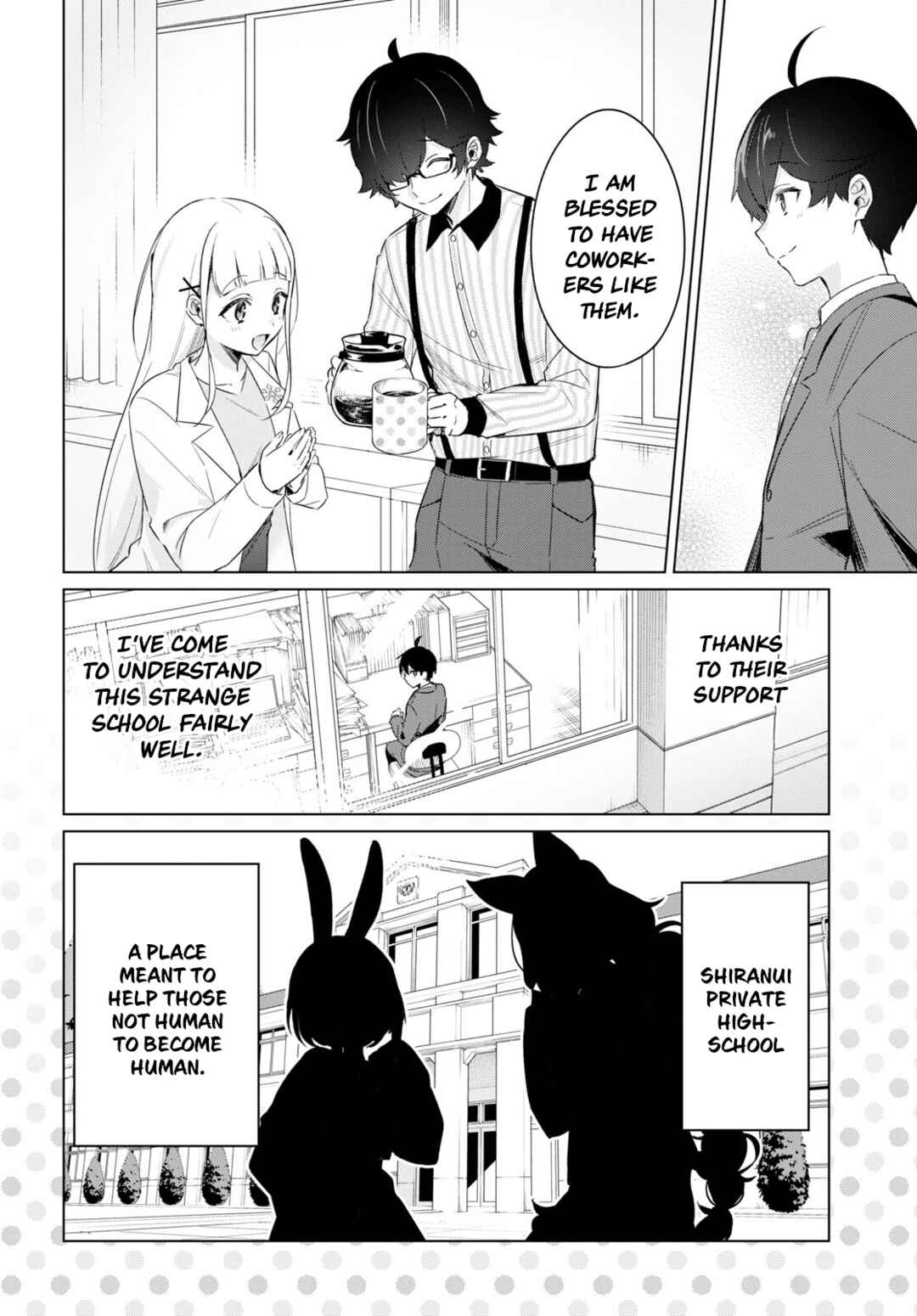 Jingai Kyoushitsu no Ningengirai Kyoushi - Hitoma-sensei, Watashi-tachi ni Ningen wo Oshiete Kuremasu ka......? Chapter 2 - Page 8