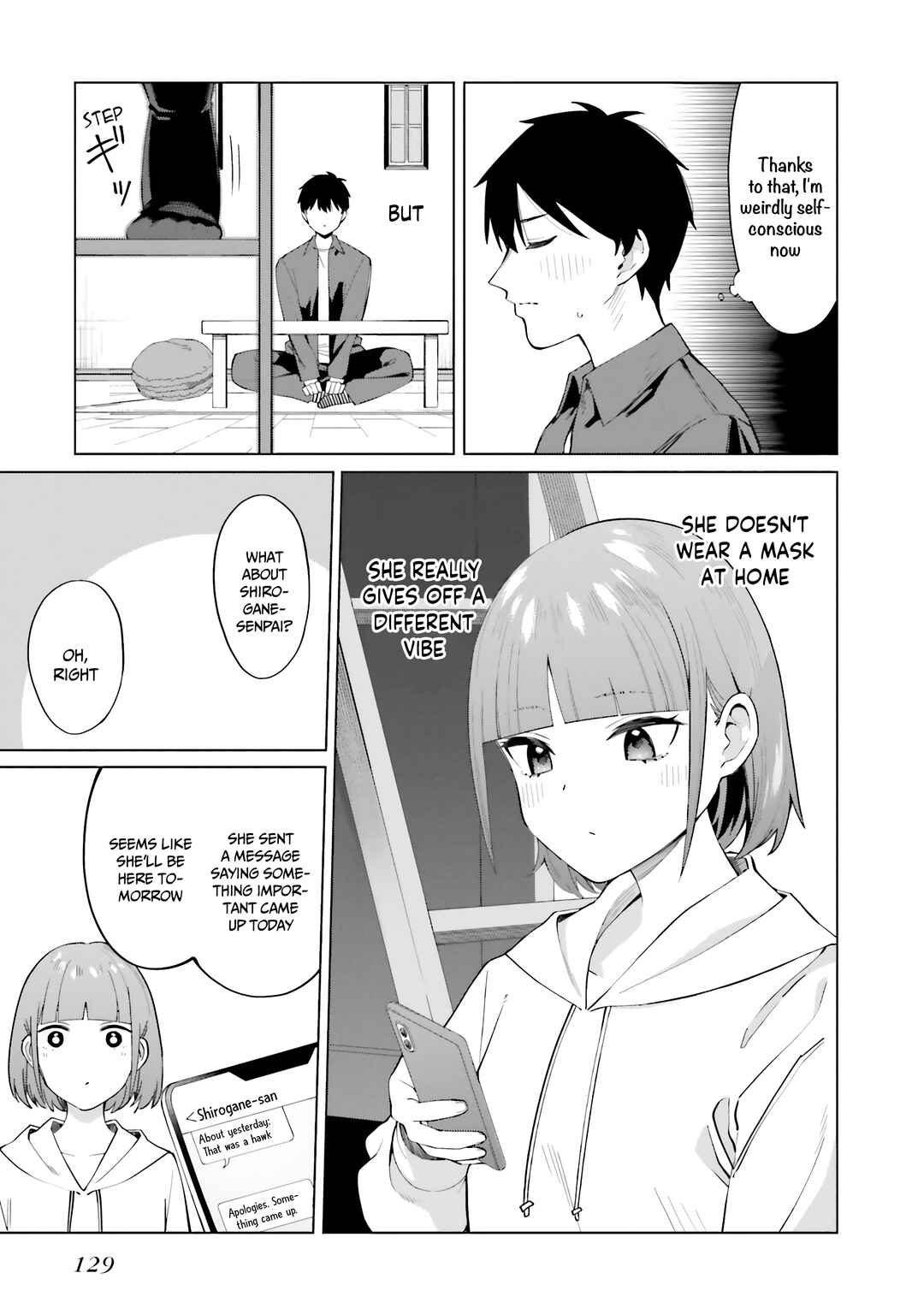 Hyoujou ga Issai Wakaranai Shirogane-san Chapter 17 - Page 8