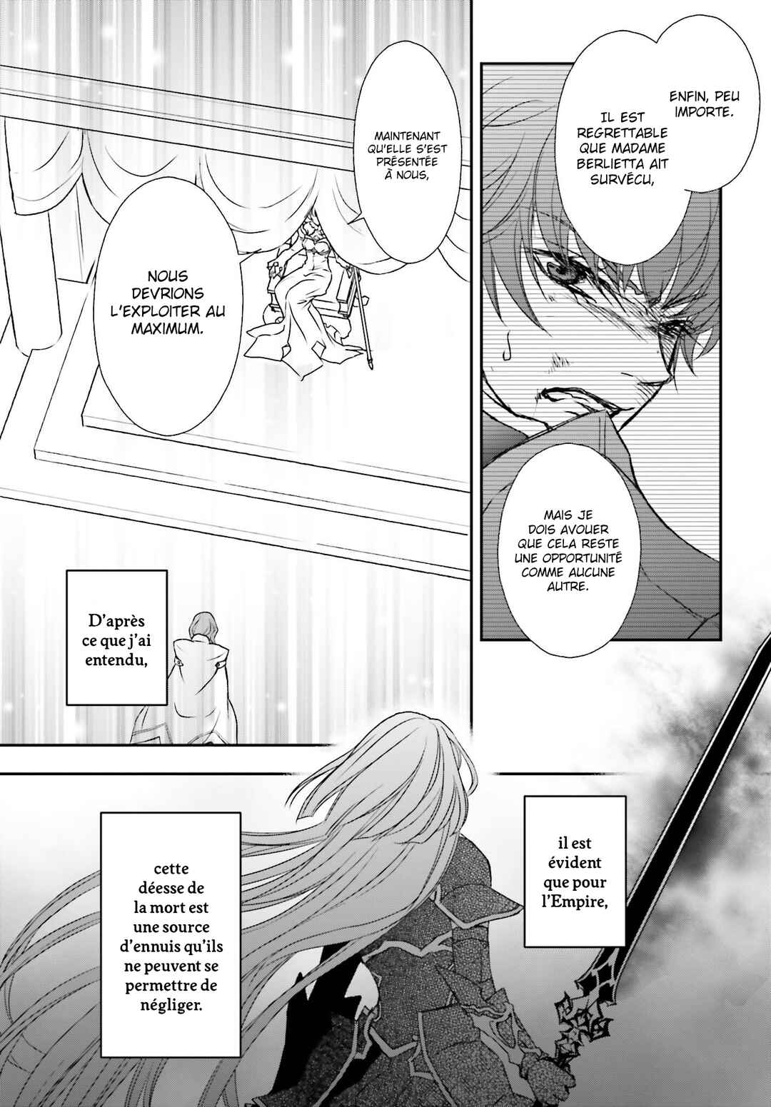 Shinigami ni Sodaterareta Shoujo wa Shikkoku no Tsurugi o Mune ni Idaku Chapter 40 - Page 22