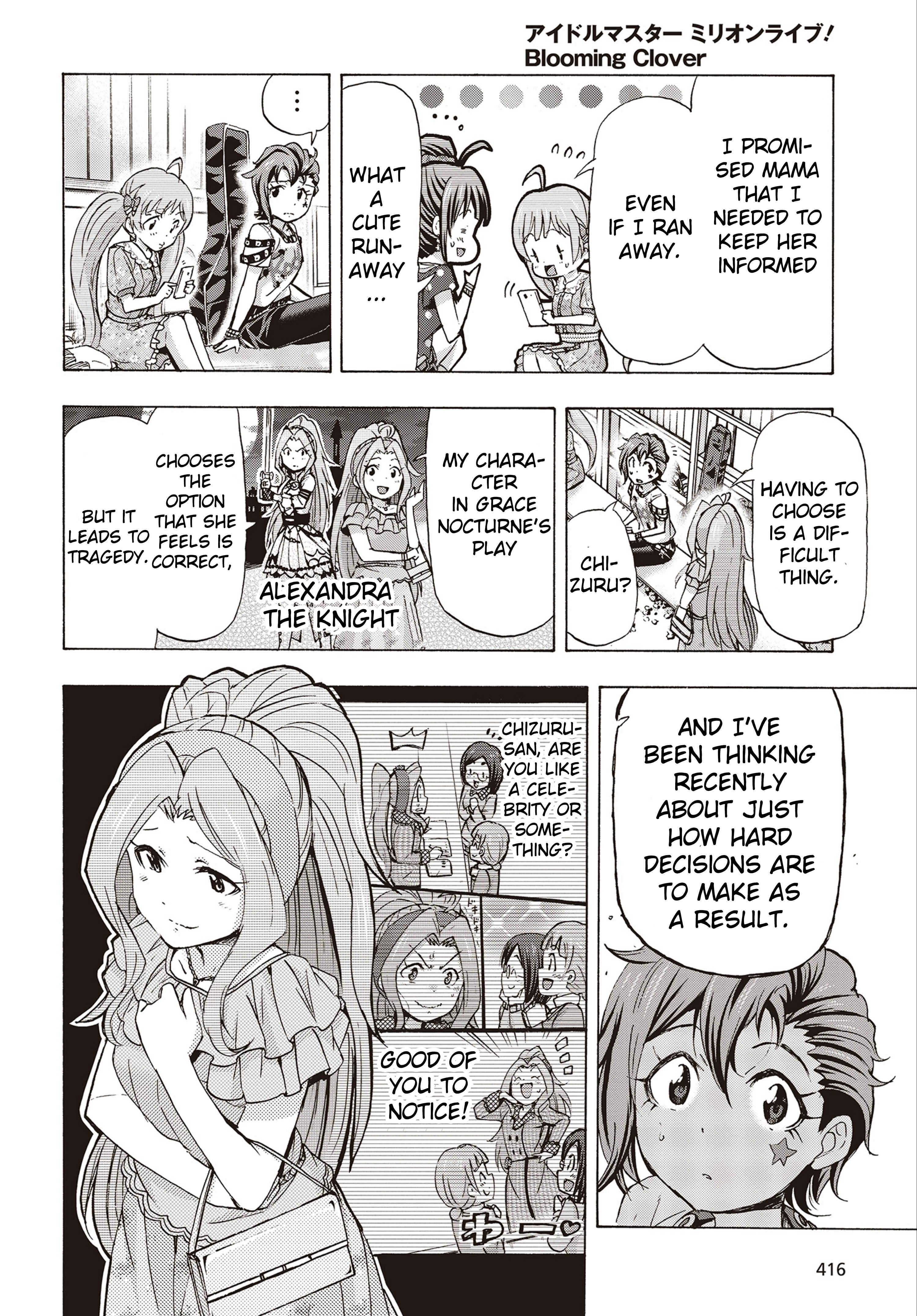 THE iDOLM@STER MILLION LIVE! Blooming Clover Chapter 25 - Page 16