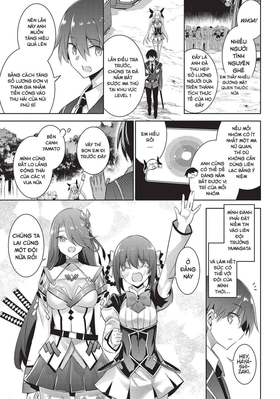 Magika no Kenshi to Shoukan Maou Chapter 86 - Page 1