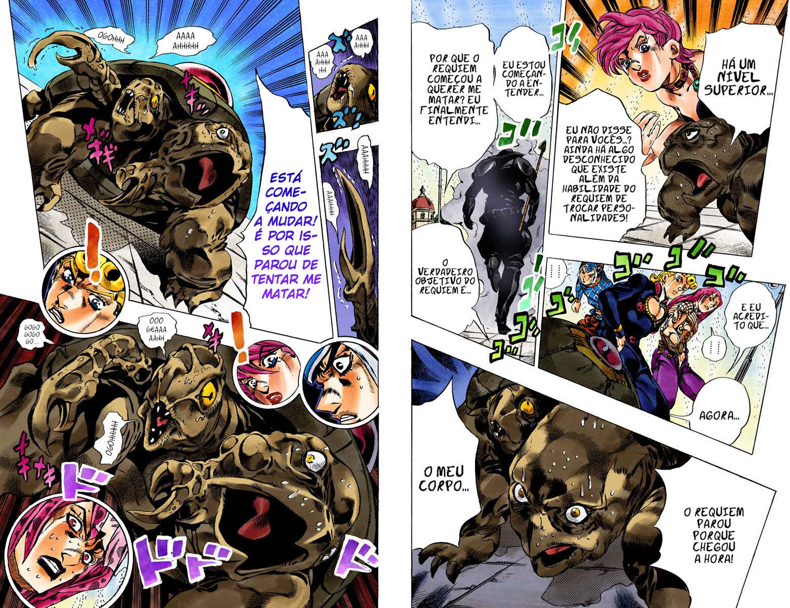 JoJo no Kimyou na Bouken: Part 5 - Ougon no Kaze Color-ban Chapter 140 - Page 9