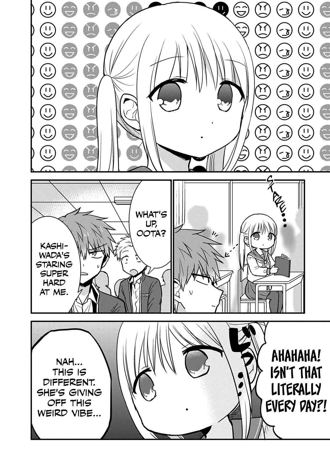 Kao ni Denai Kashiwada-san to Kao ni Deru Oota-kun Chapter 60 - Page 2