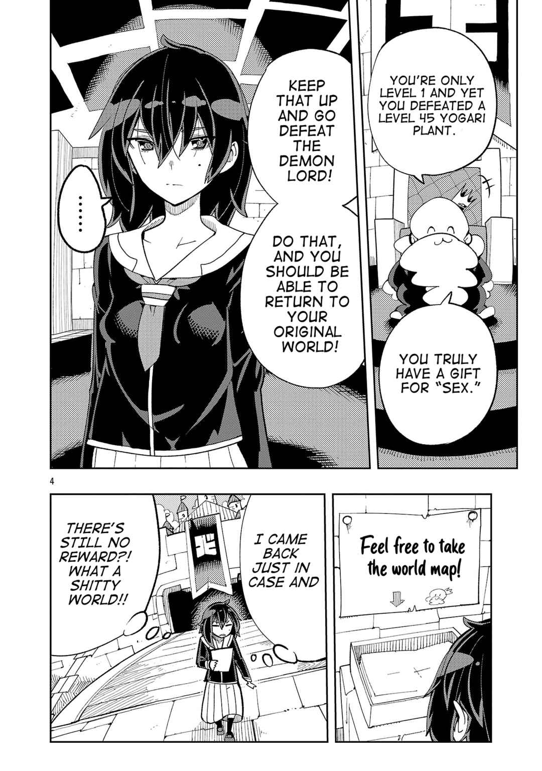 Sahoko Quest ~Inkya Joshi, Shinshi Muke Doujin RPG Sekai de Yuusha ni Naru~ Chapter 2 - Page 4