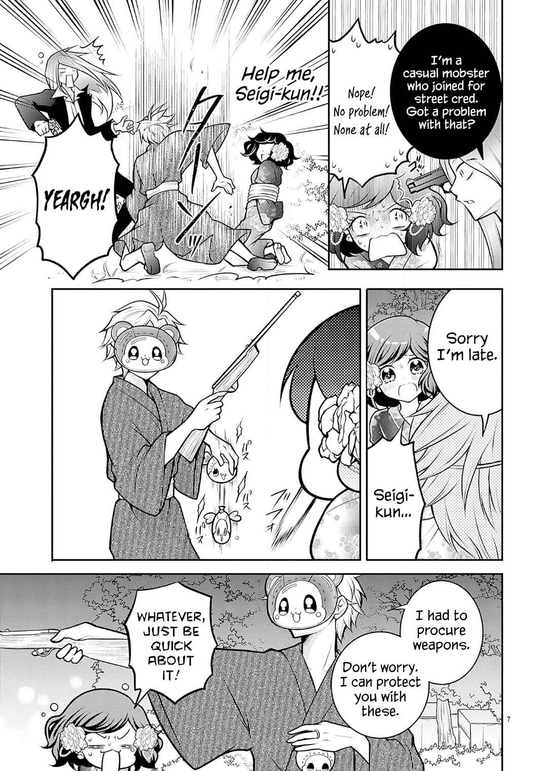 Seigi-kun Blowback!: Kageki na Nichijou Keigoruku Chapter 3 - Page 7