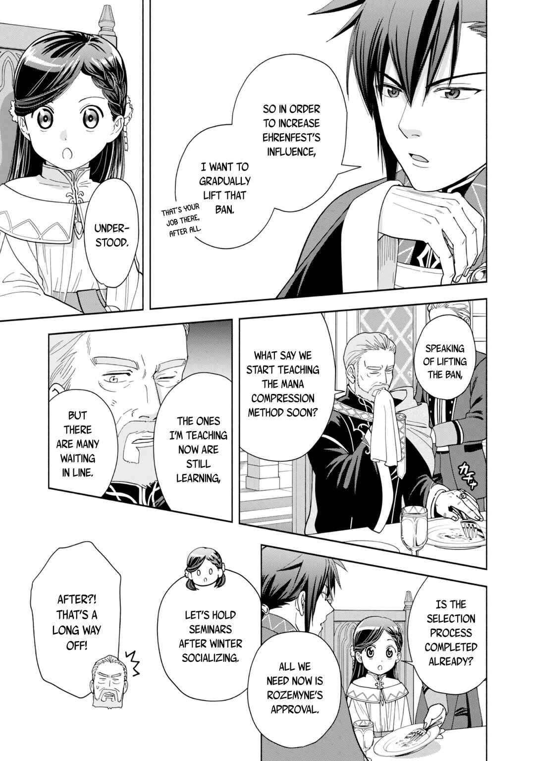 Honzuki no Gekokujou: Shisho ni Naru tame ni wa Shudan o Erandeiraremasen—Dai-4 Bu: Kizokuin no Toshokan o Sukuitai! Chapter 2 - Page 22